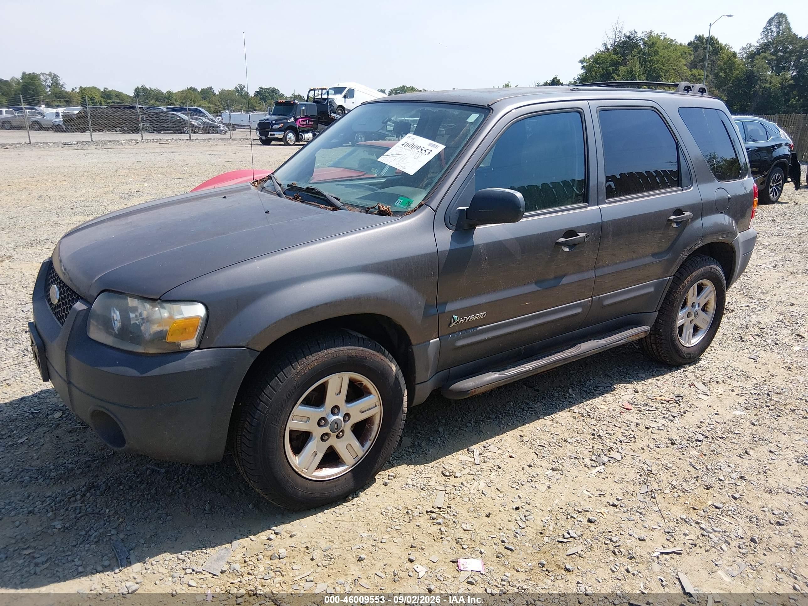 2005 Ford Escape Hybrid Gray vin: 1FMCU96H15KD90553