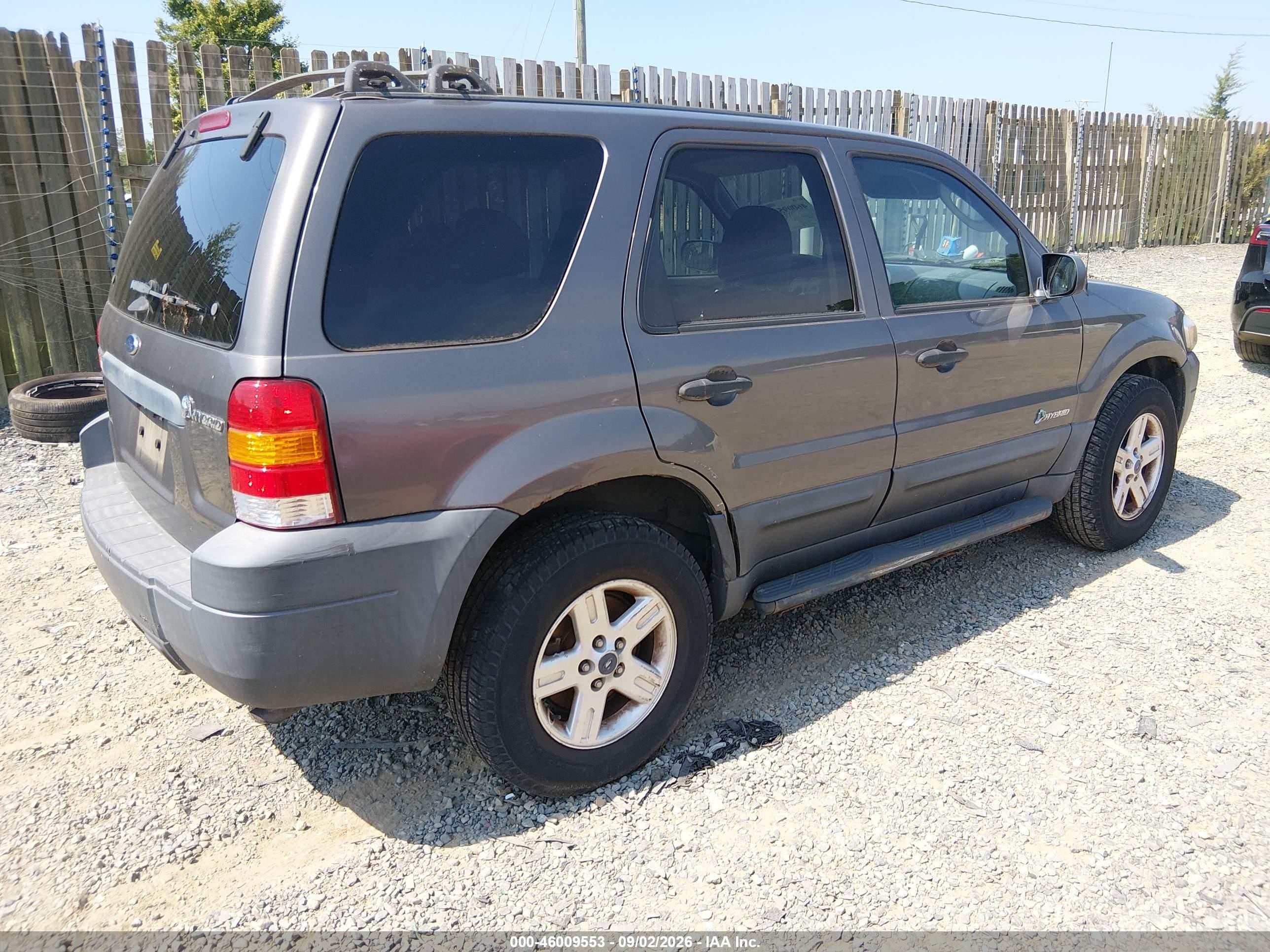 2005 Ford Escape Hybrid Gray vin: 1FMCU96H15KD90553