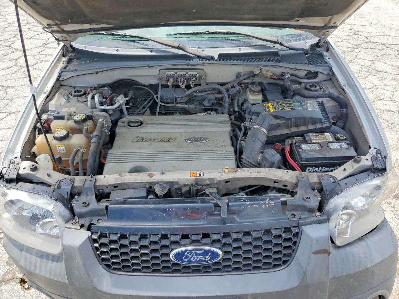 2006 Ford Escape Hev Silver vin: 1FMCU96H16KC36006
