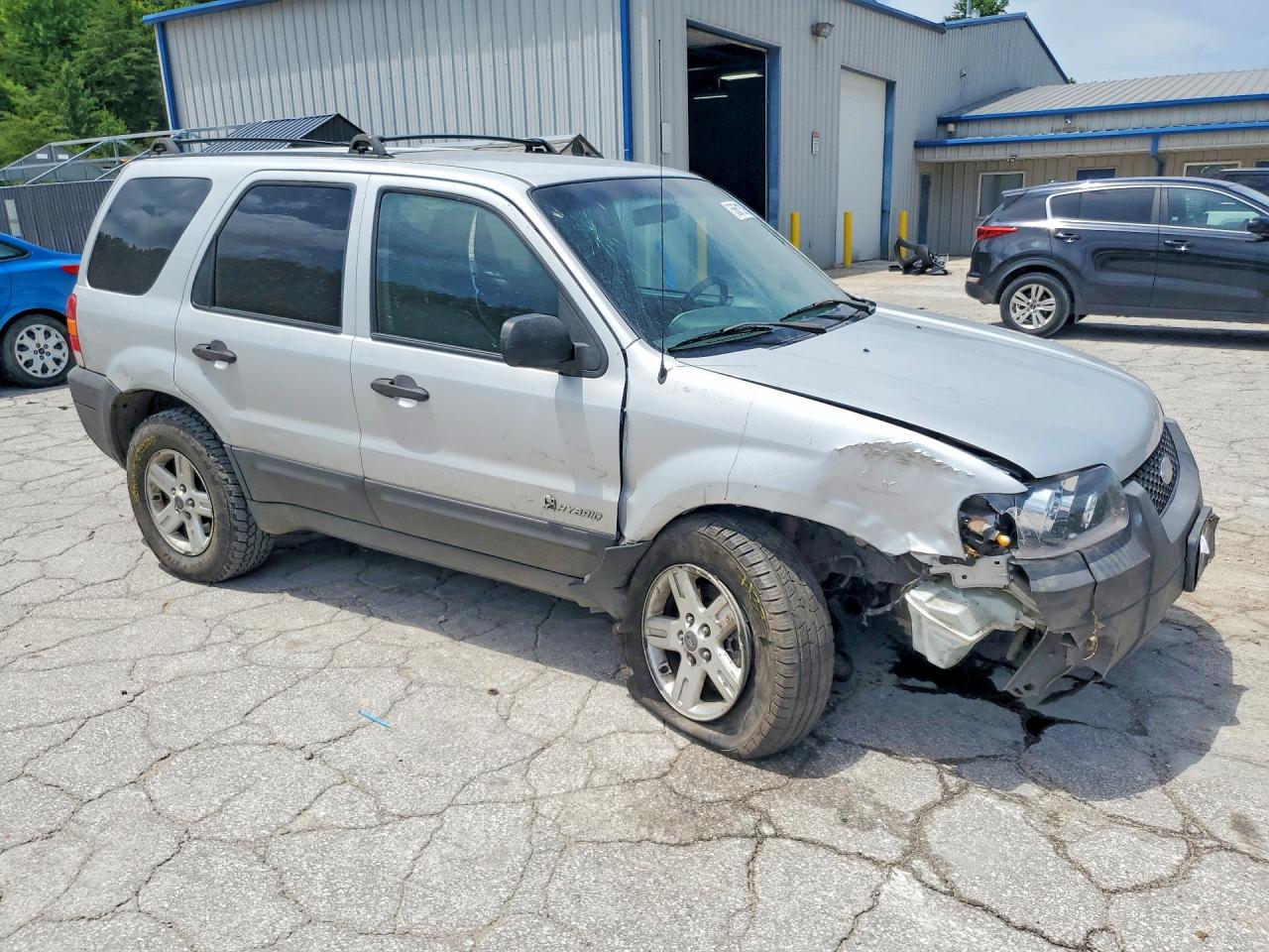 2006 Ford Escape Hev Silver vin: 1FMCU96H16KC36006