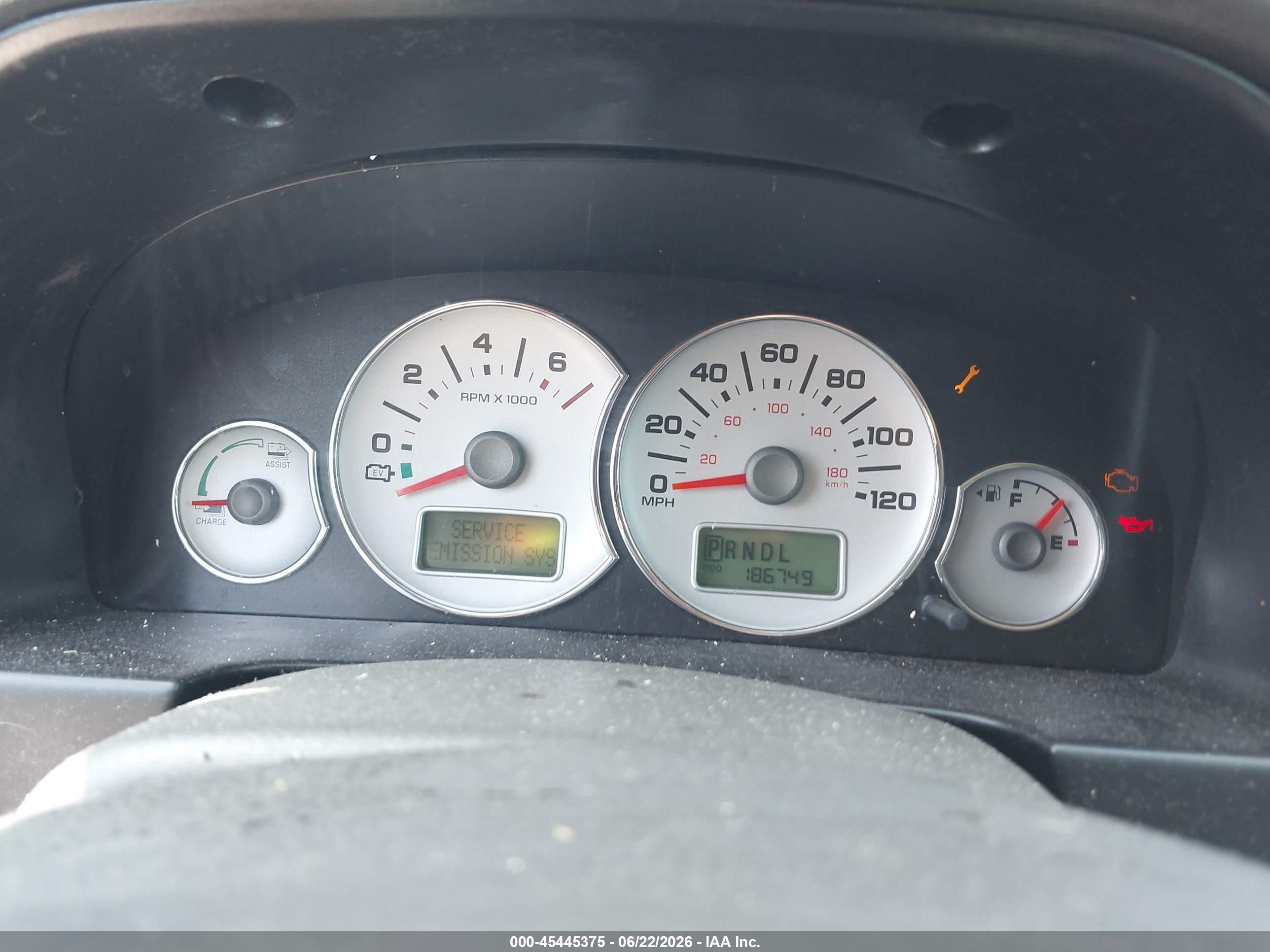 2005 Ford Escape Hybrid Темно-бордовый vin: 1FMCU96H25KC74097