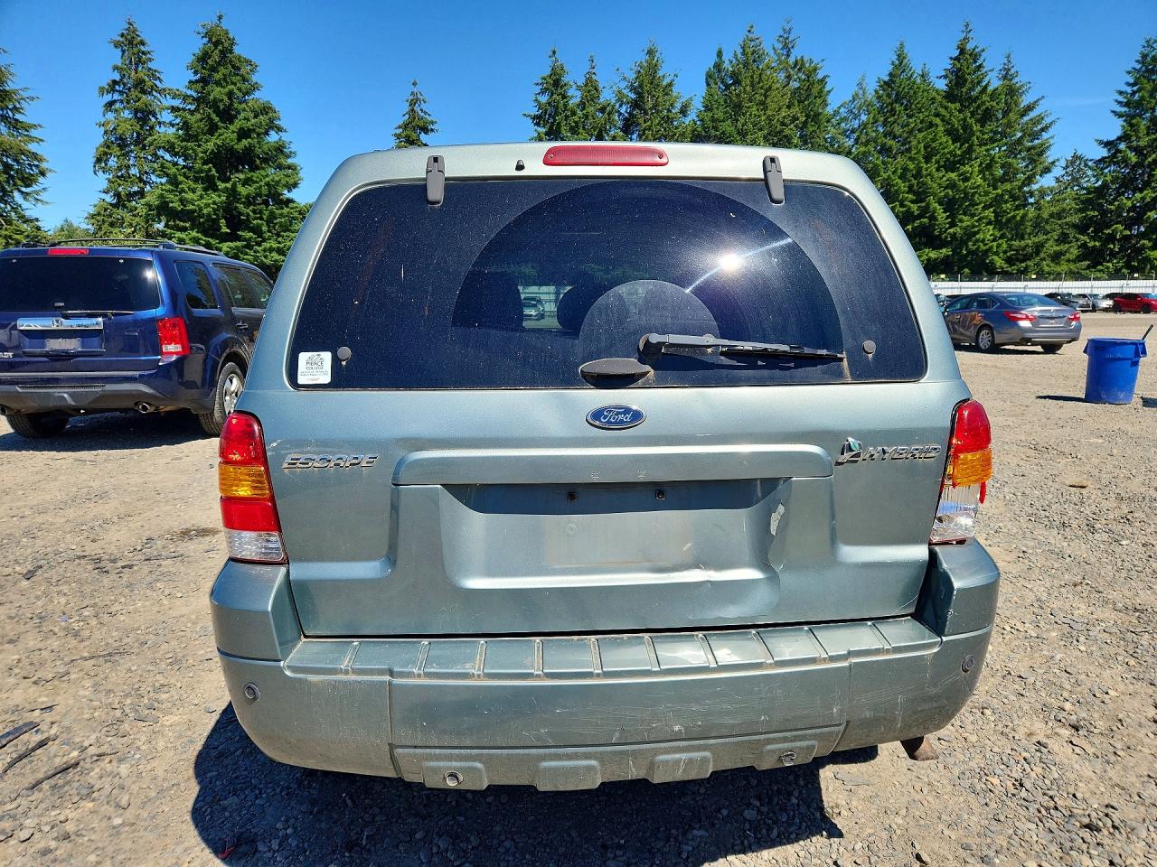 2006 Ford Escape Hev Teal vin: 1FMCU96H26KA08709