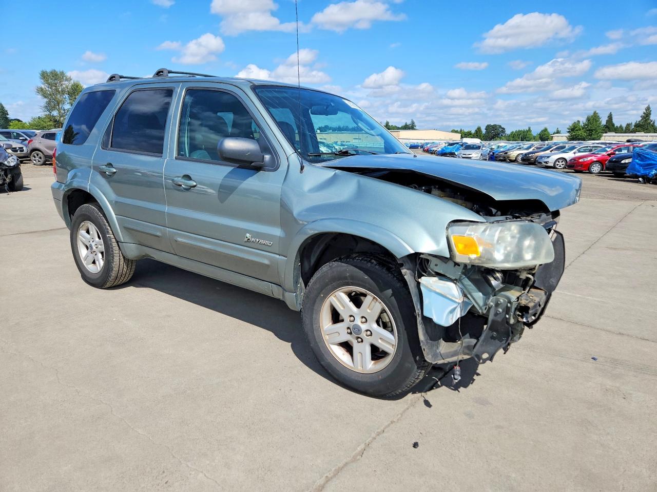 2006 Ford Escape Hev Green vin: 1FMCU96HX6KA25886
