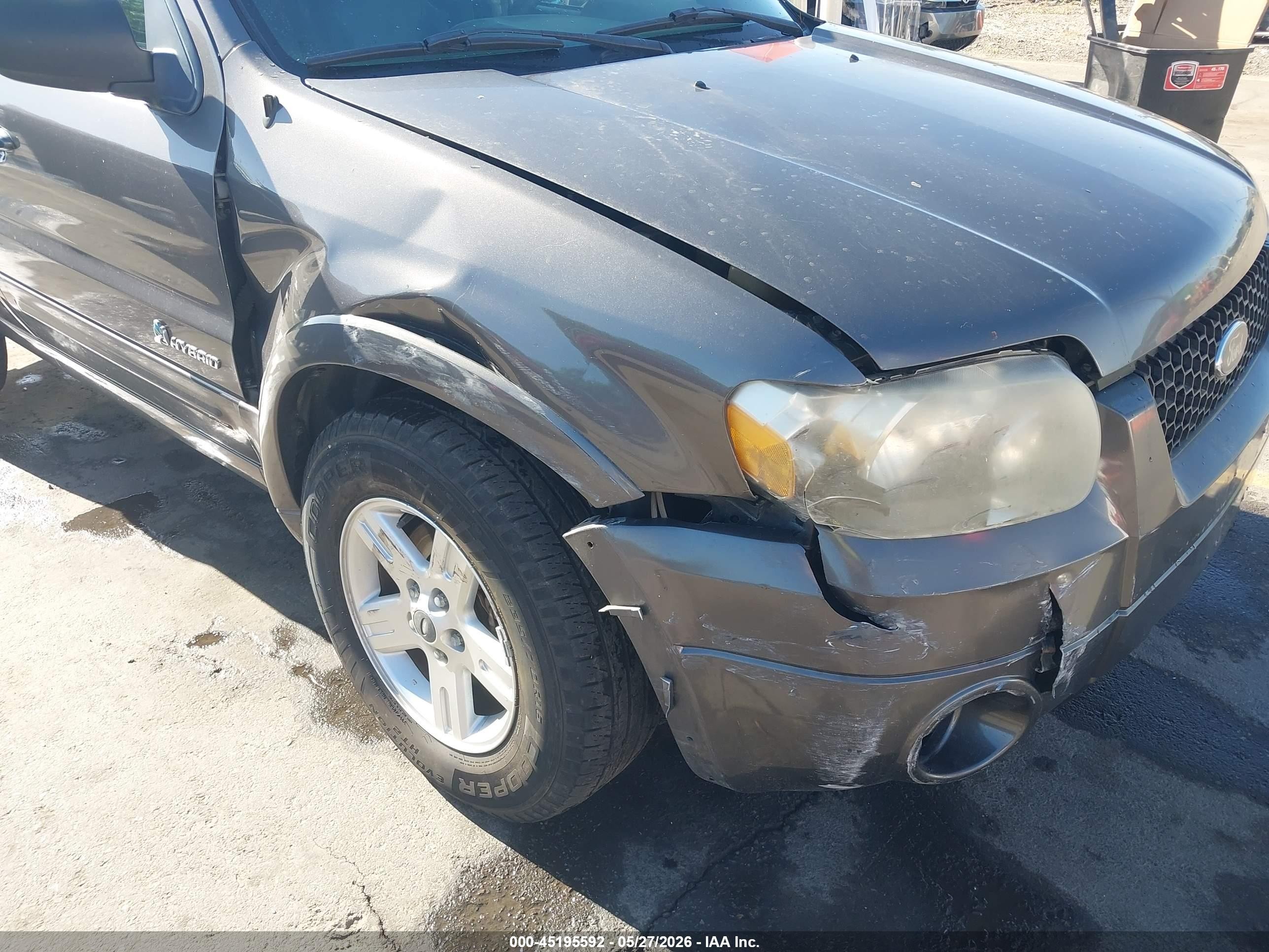 2006 Ford Escape Hybrid   Gray vin: 1FMCU96HX6KA39920
