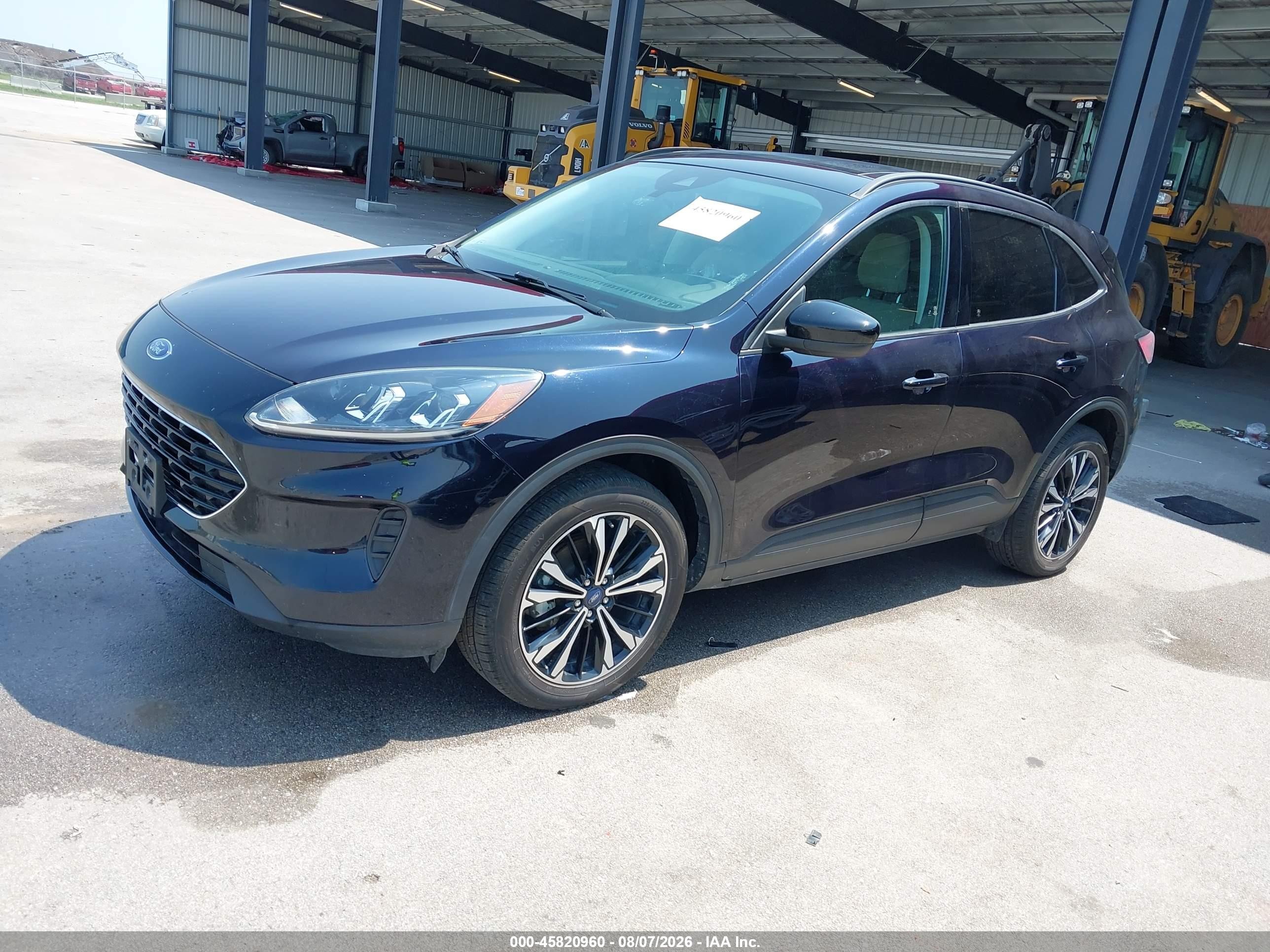 2021 Ford Escape Se Hybrid Black vin: 1FMCU9BZ4MUA95125