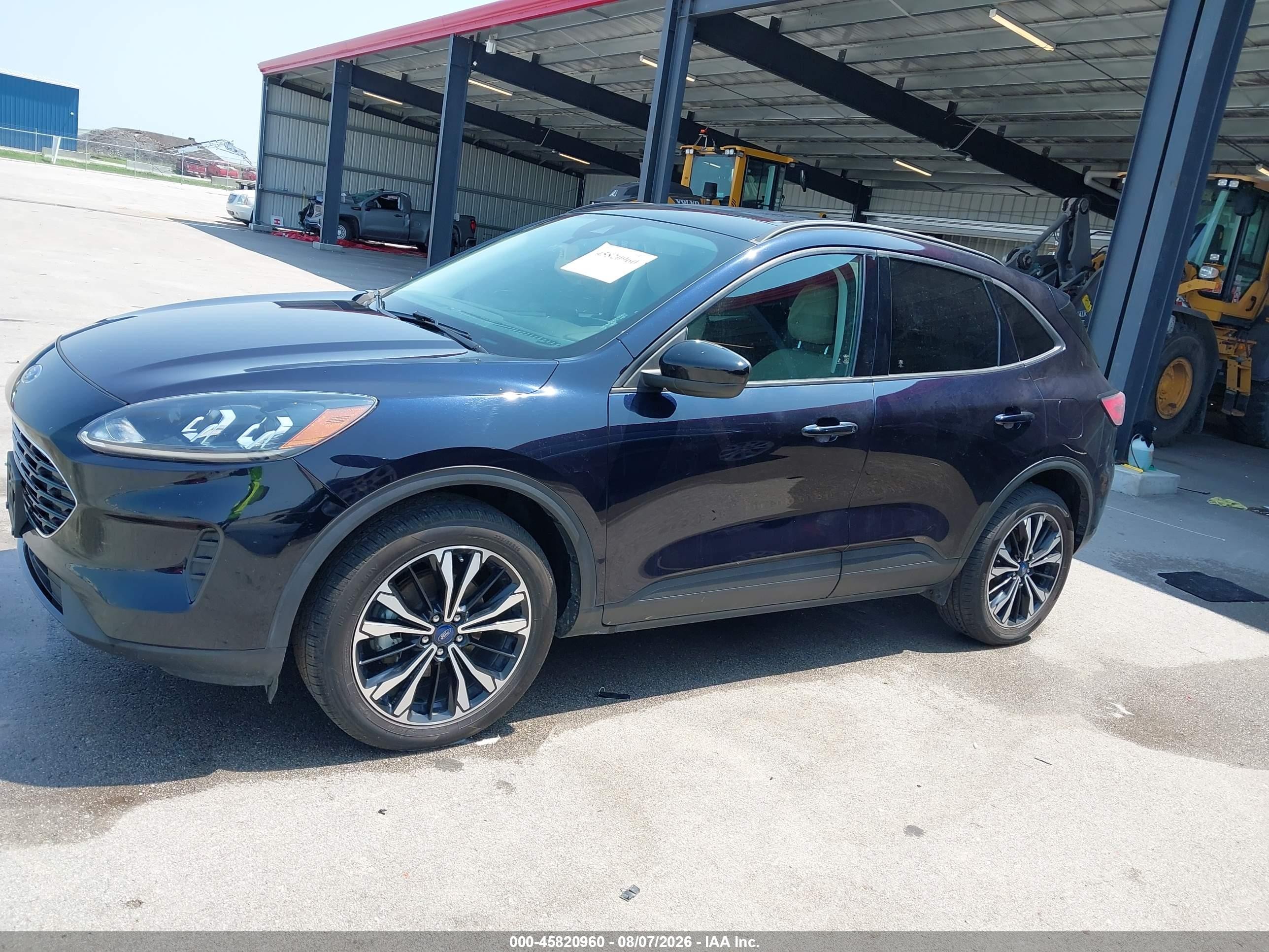 2021 Ford Escape Se Hybrid Black vin: 1FMCU9BZ4MUA95125