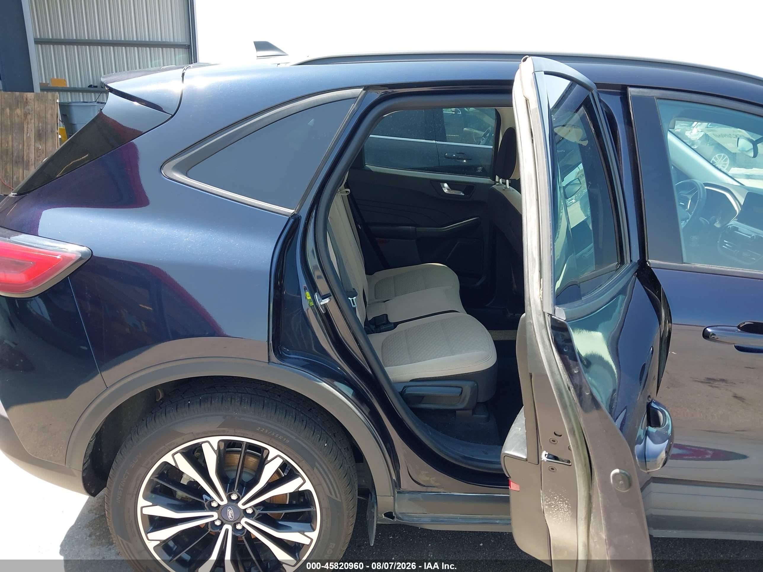 2021 Ford Escape Se Hybrid Black vin: 1FMCU9BZ4MUA95125