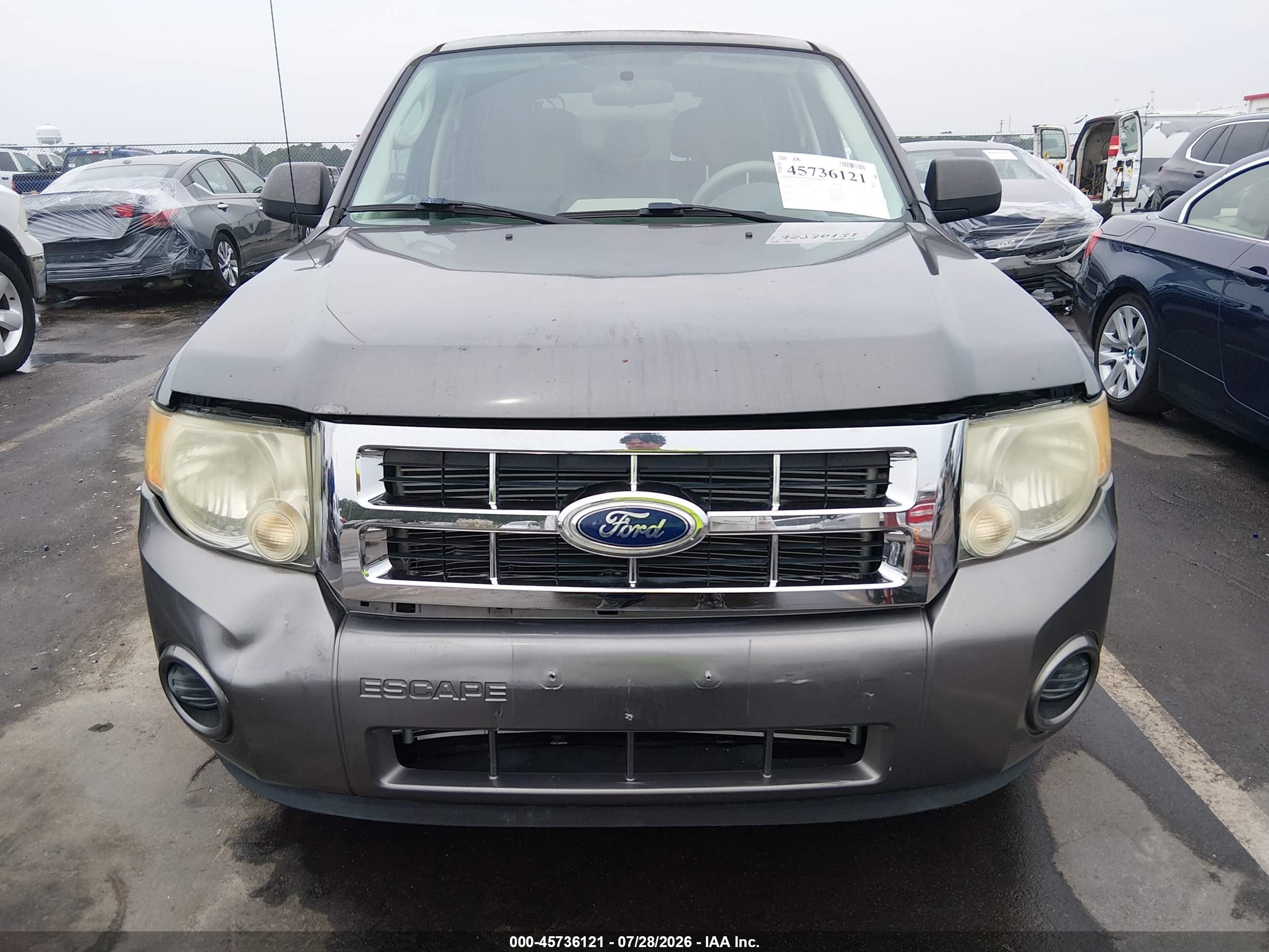 2011 Ford Escape Xls Gray vin: 1FMCU9C70BKA88159