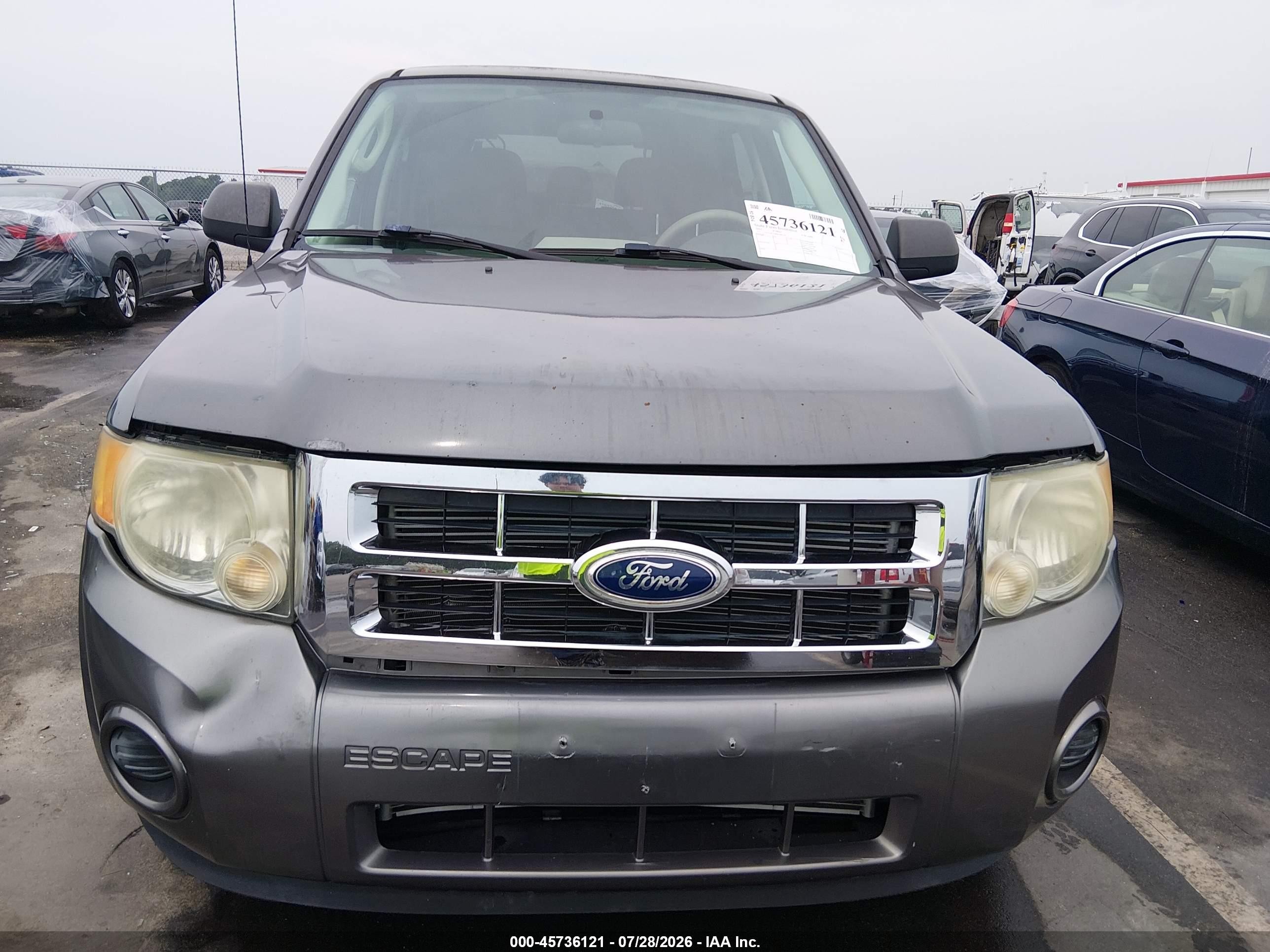 2011 Ford Escape Xls Gray vin: 1FMCU9C70BKA88159