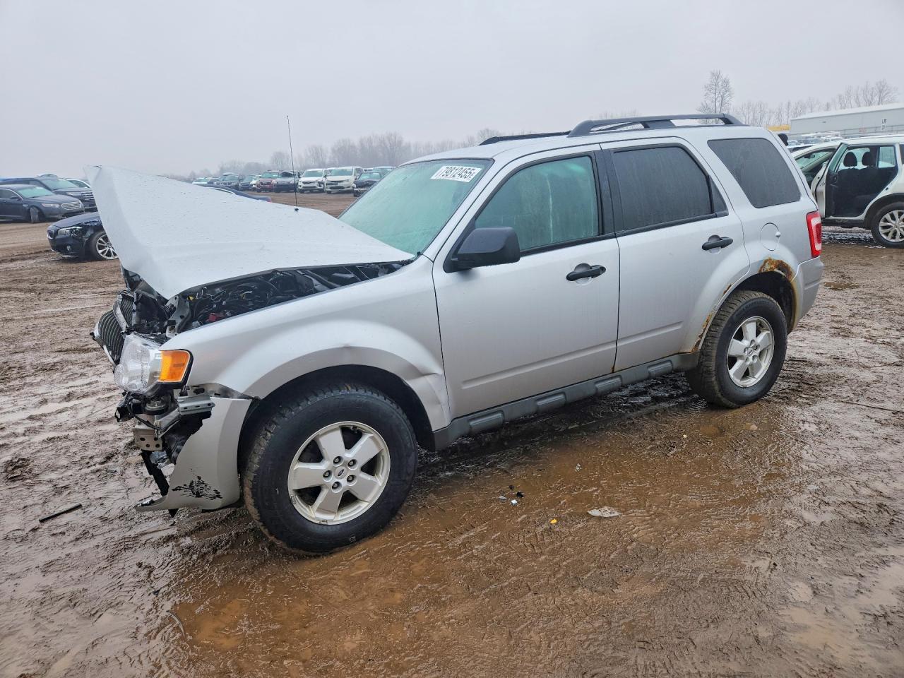 2010 Ford Escape Xls Silver vin: 1FMCU9C72AKC85378