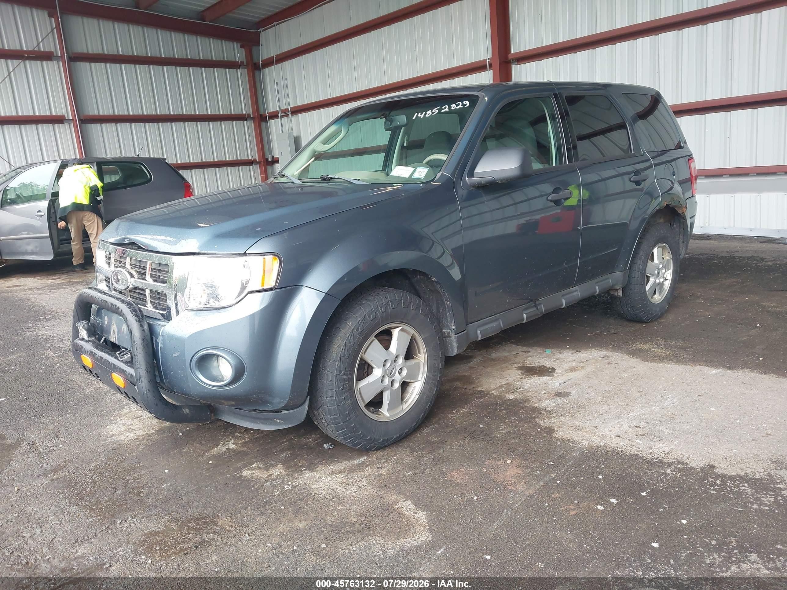 2012 Ford Escape Xls Blue vin: 1FMCU9C73CKB34164