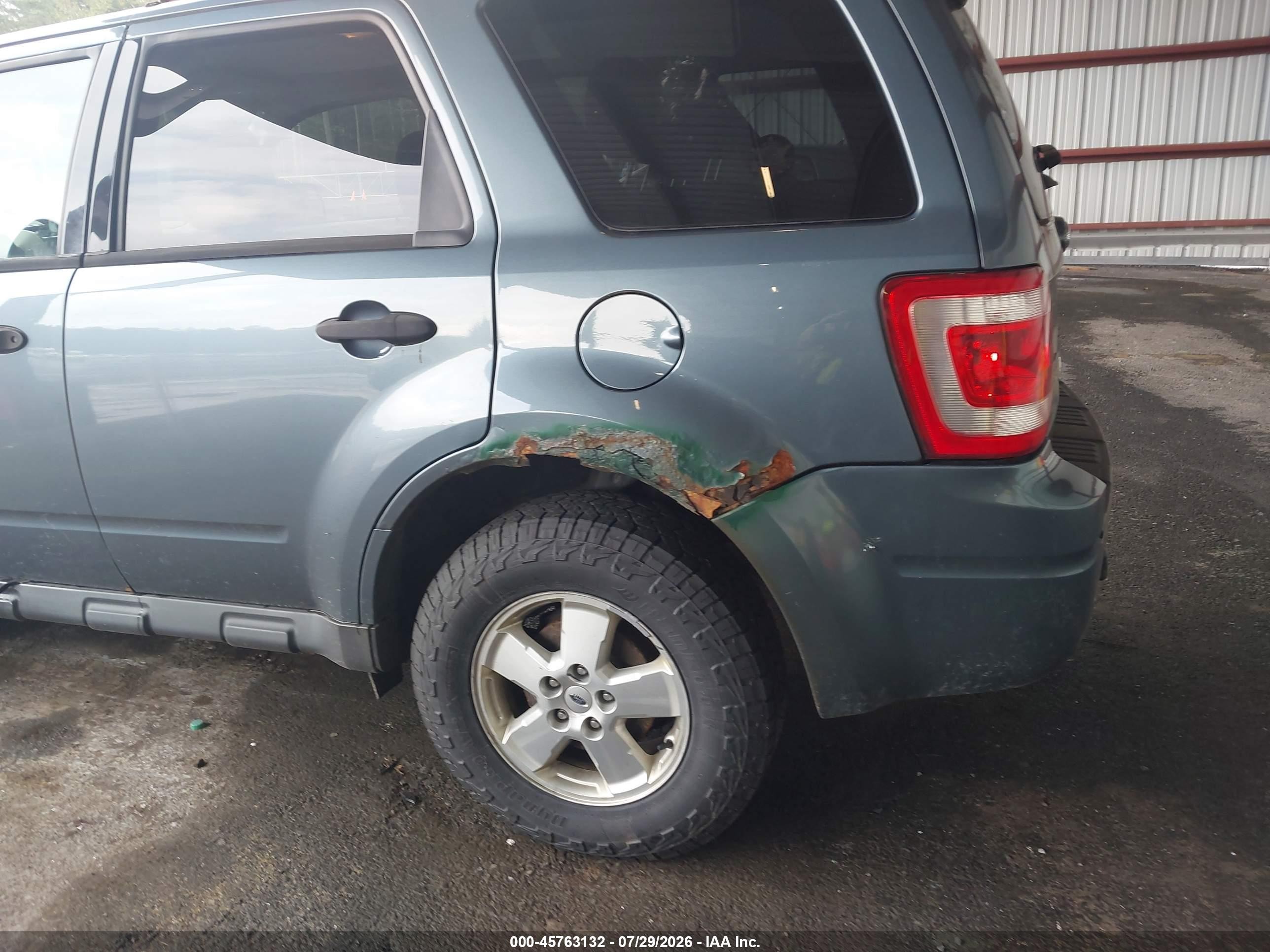 2012 Ford Escape Xls Blue vin: 1FMCU9C73CKB34164