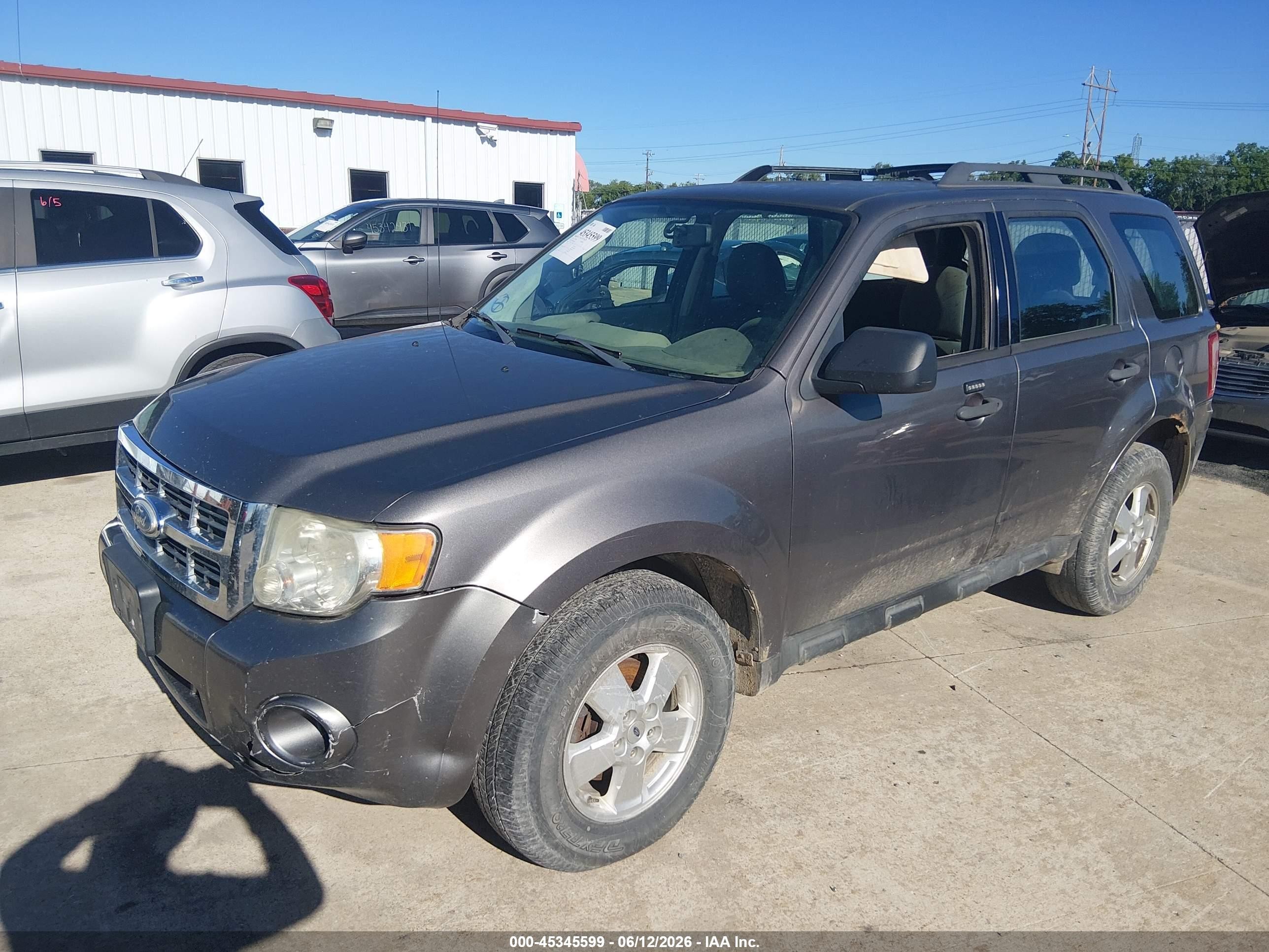 2011 Ford Escape Xls Gray vin: 1FMCU9C77BKA25995