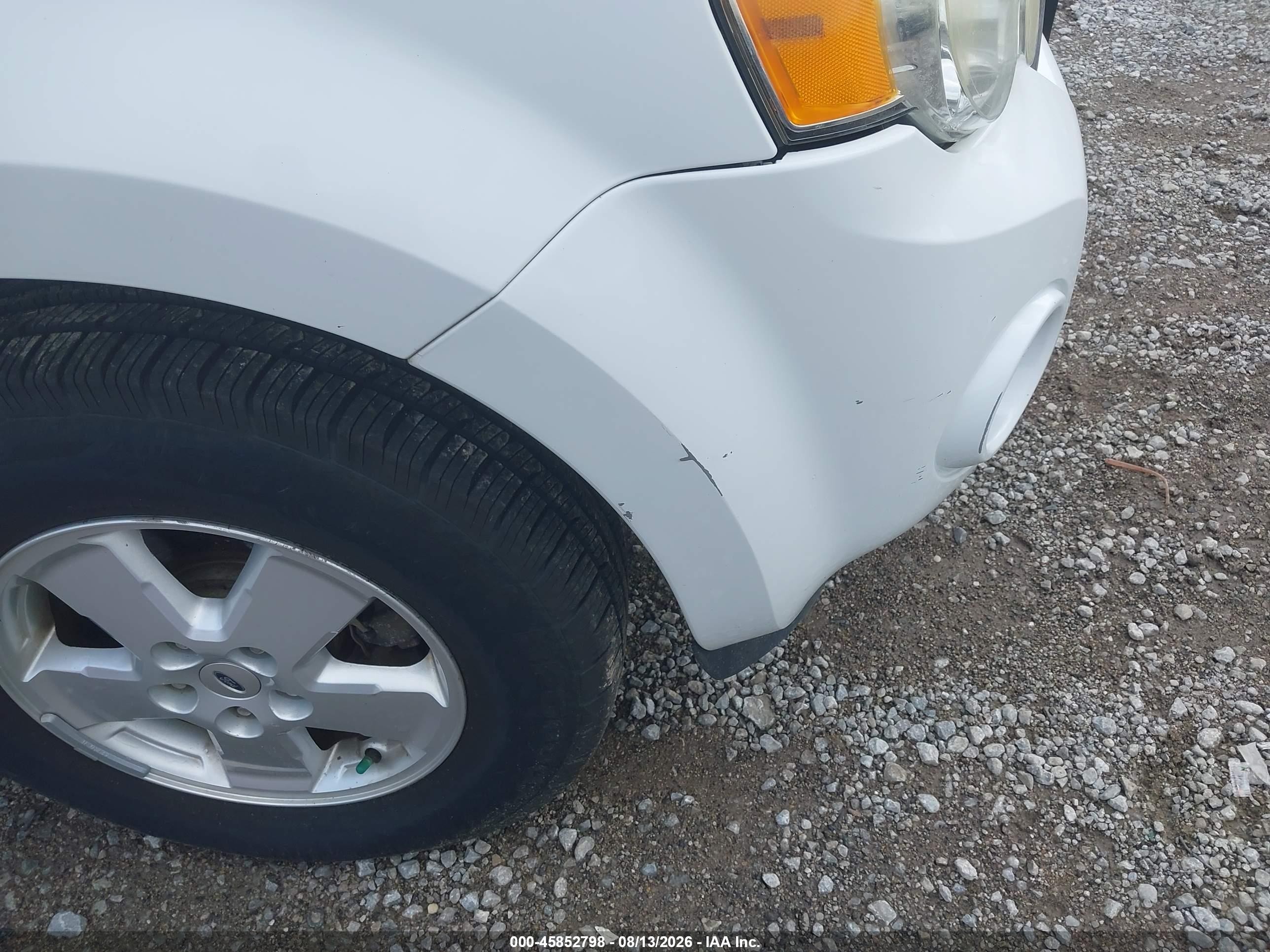 2012 Ford Escape Xls White vin: 1FMCU9C78CKB33401