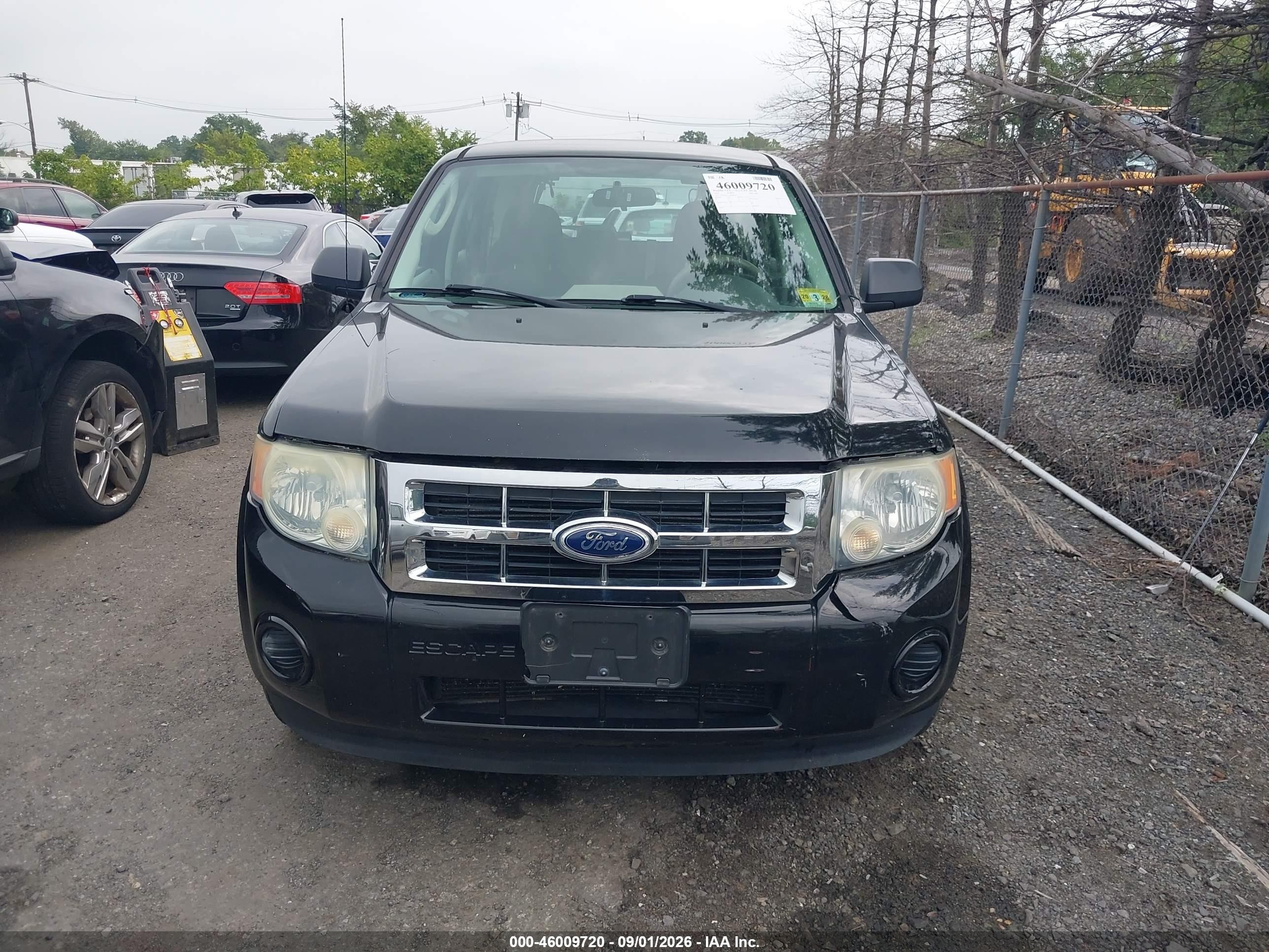 2010 Ford Escape Xls Black vin: 1FMCU9C79AKB81017