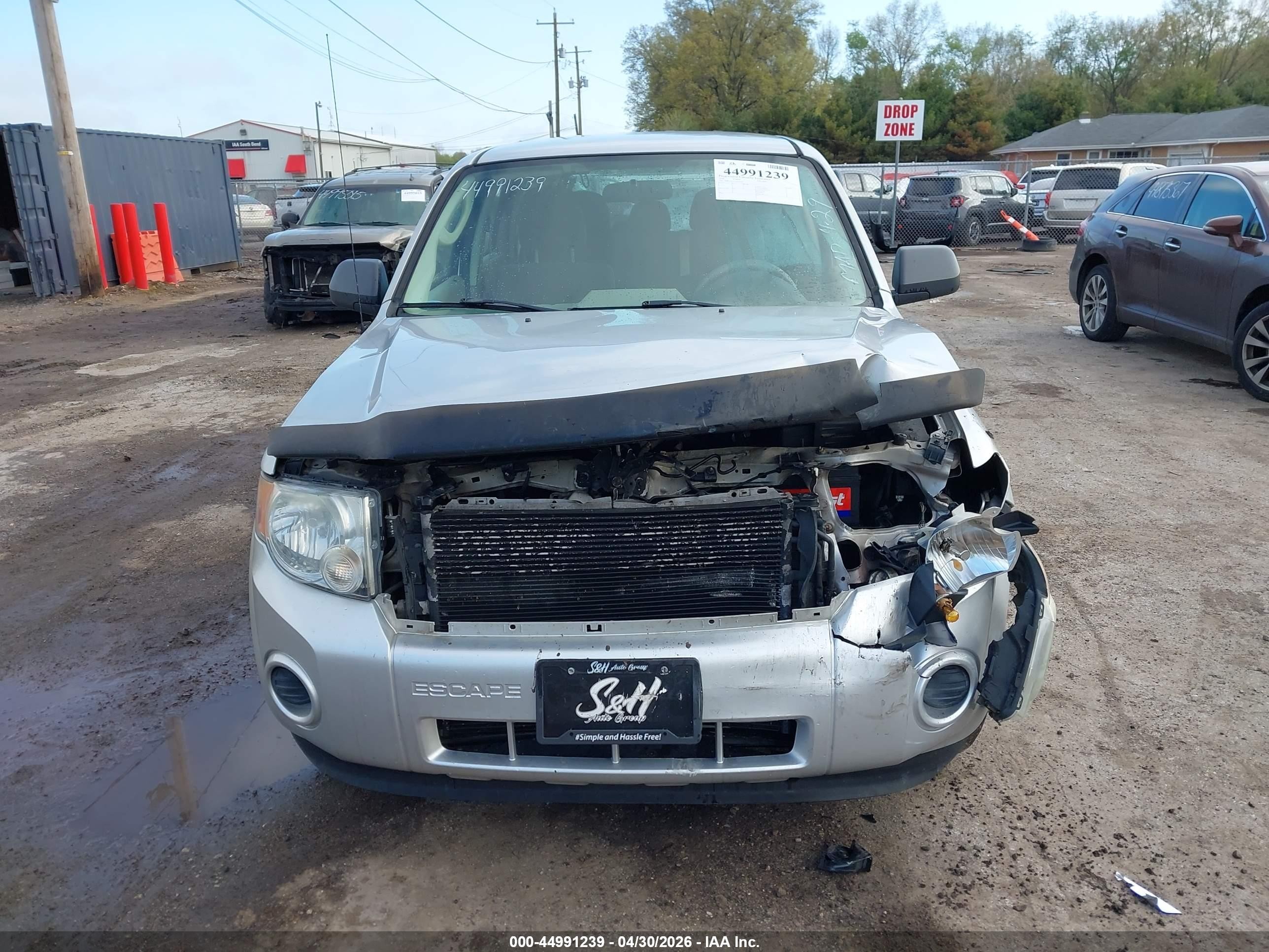 2010 Ford Escape Xls Gray vin: 1FMCU9C79AKC63524