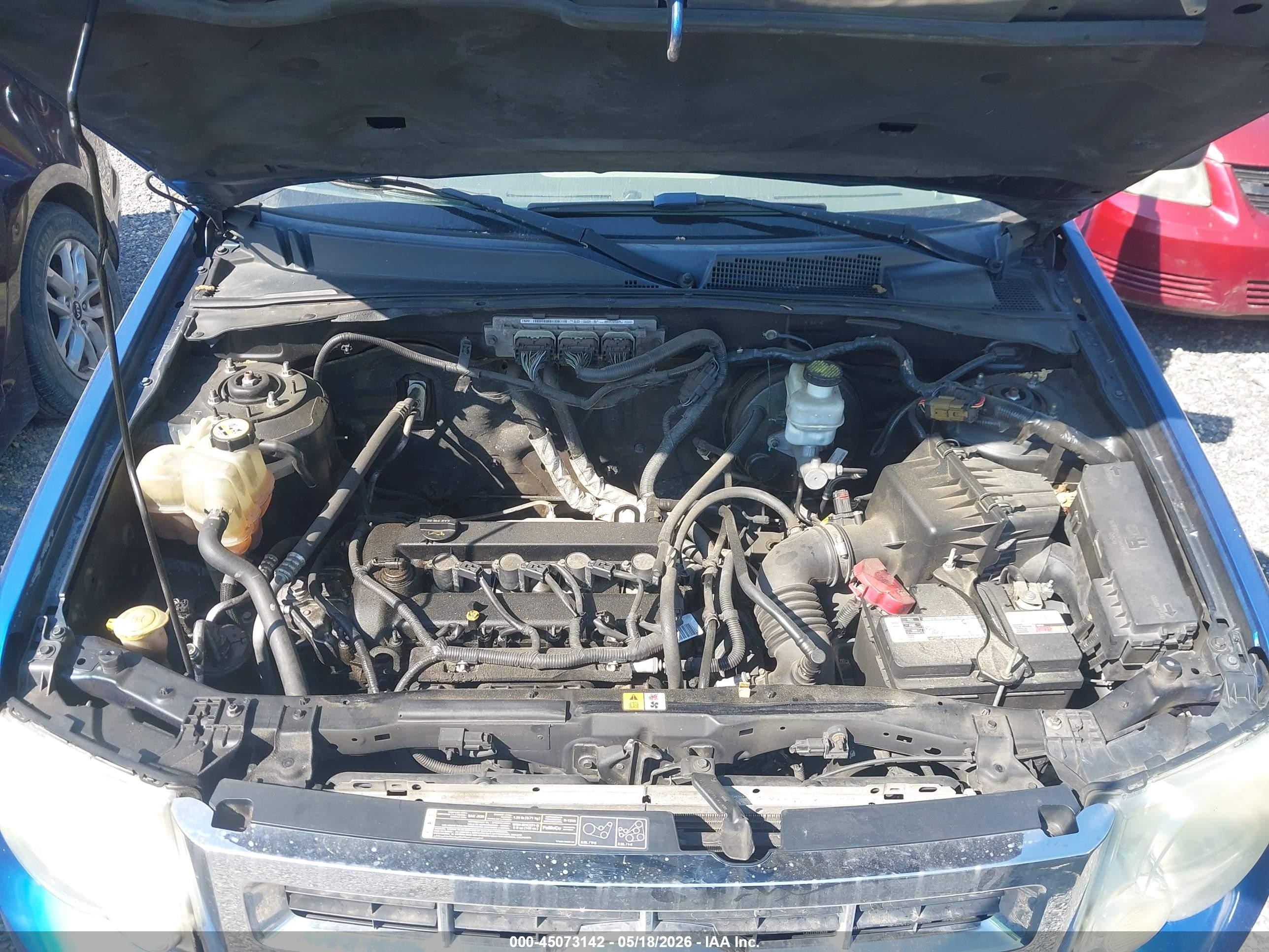 2011 Ford Escape Xls Синий vin: 1FMCU9C7XBKC24636