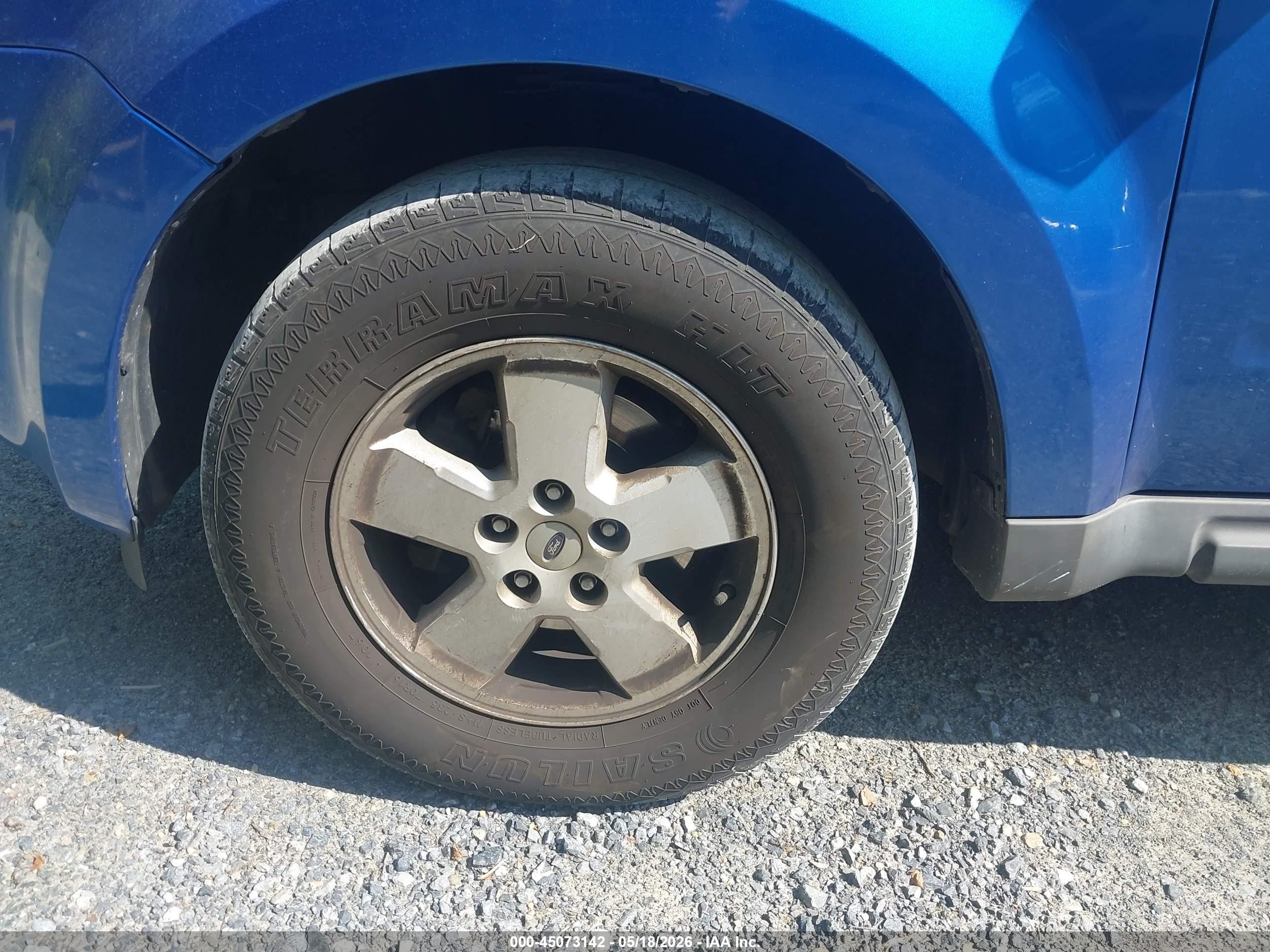 2011 Ford Escape Xls Синий vin: 1FMCU9C7XBKC24636