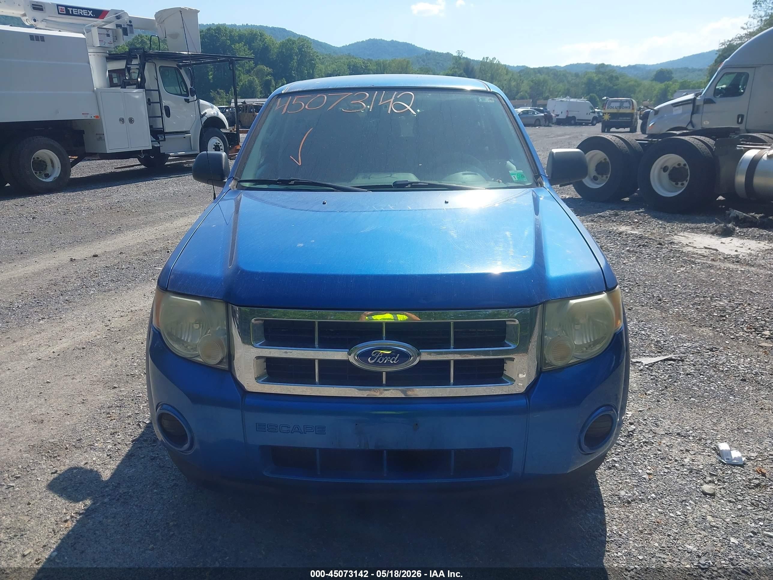 2011 Ford Escape Xls Синий vin: 1FMCU9C7XBKC24636