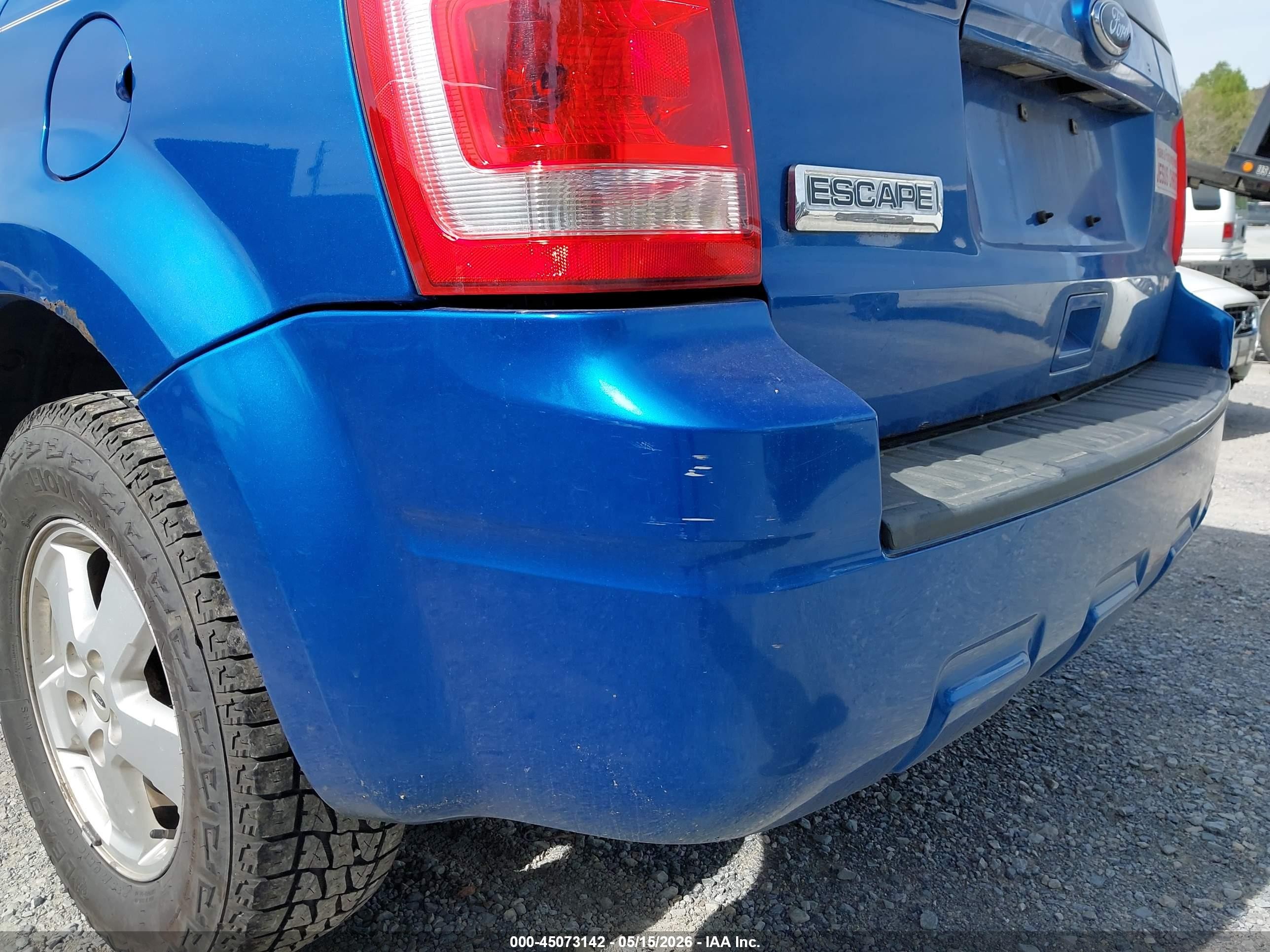 2011 Ford Escape Xls Синий vin: 1FMCU9C7XBKC24636