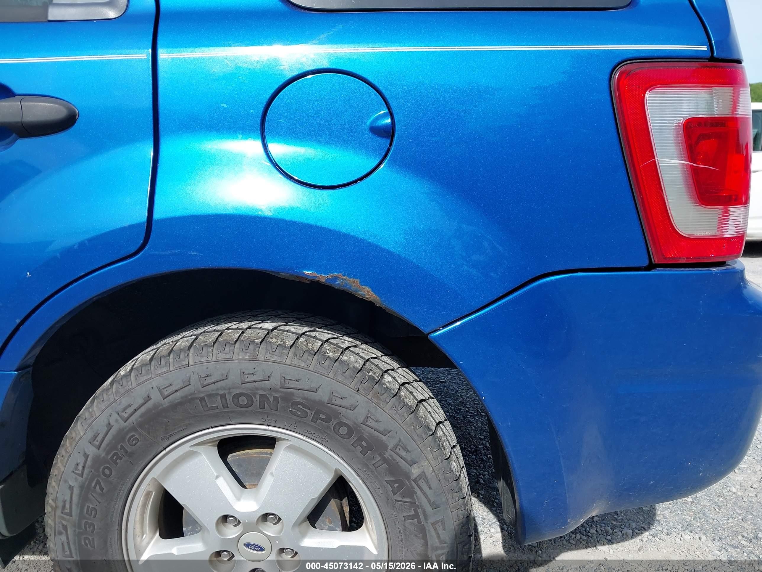 2011 Ford Escape Xls Синий vin: 1FMCU9C7XBKC24636