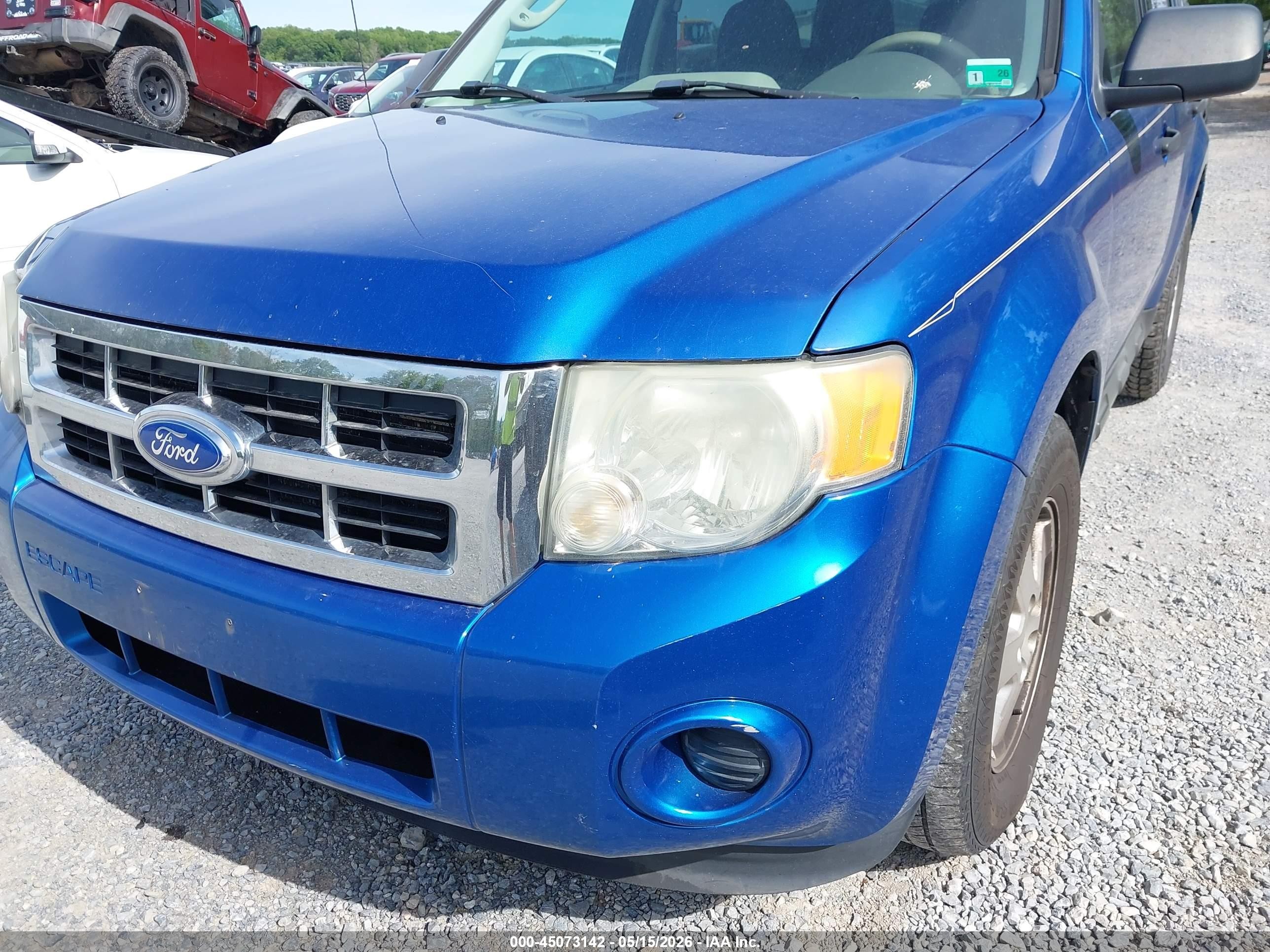 2011 Ford Escape Xls Синий vin: 1FMCU9C7XBKC24636