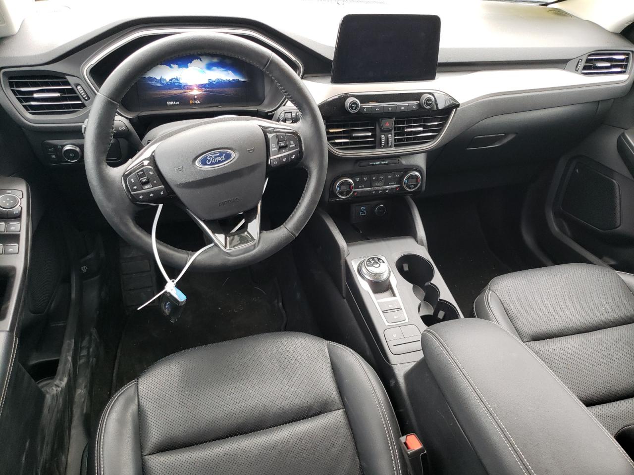2021 Ford Escape Sel White vin: 1FMCU9CZ4MUA70210