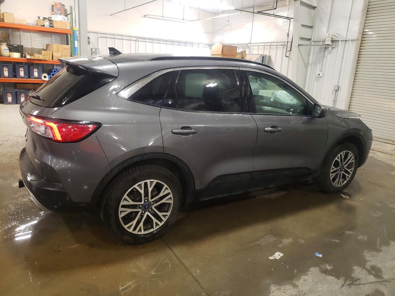2021 Ford Escape Sel Gray vin: 1FMCU9CZ7MUA05707