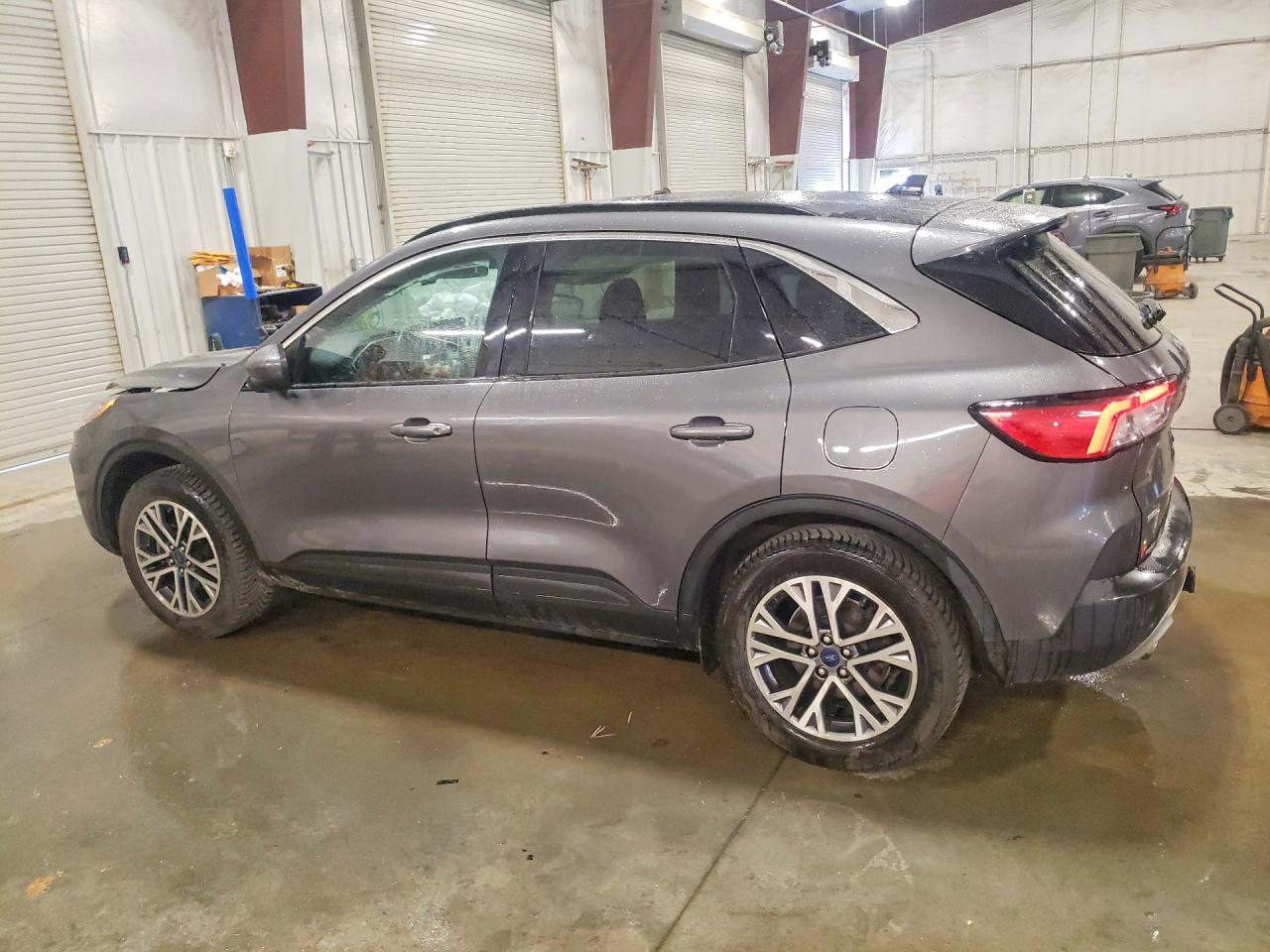 2021 Ford Escape Sel Gray vin: 1FMCU9CZ7MUA05707