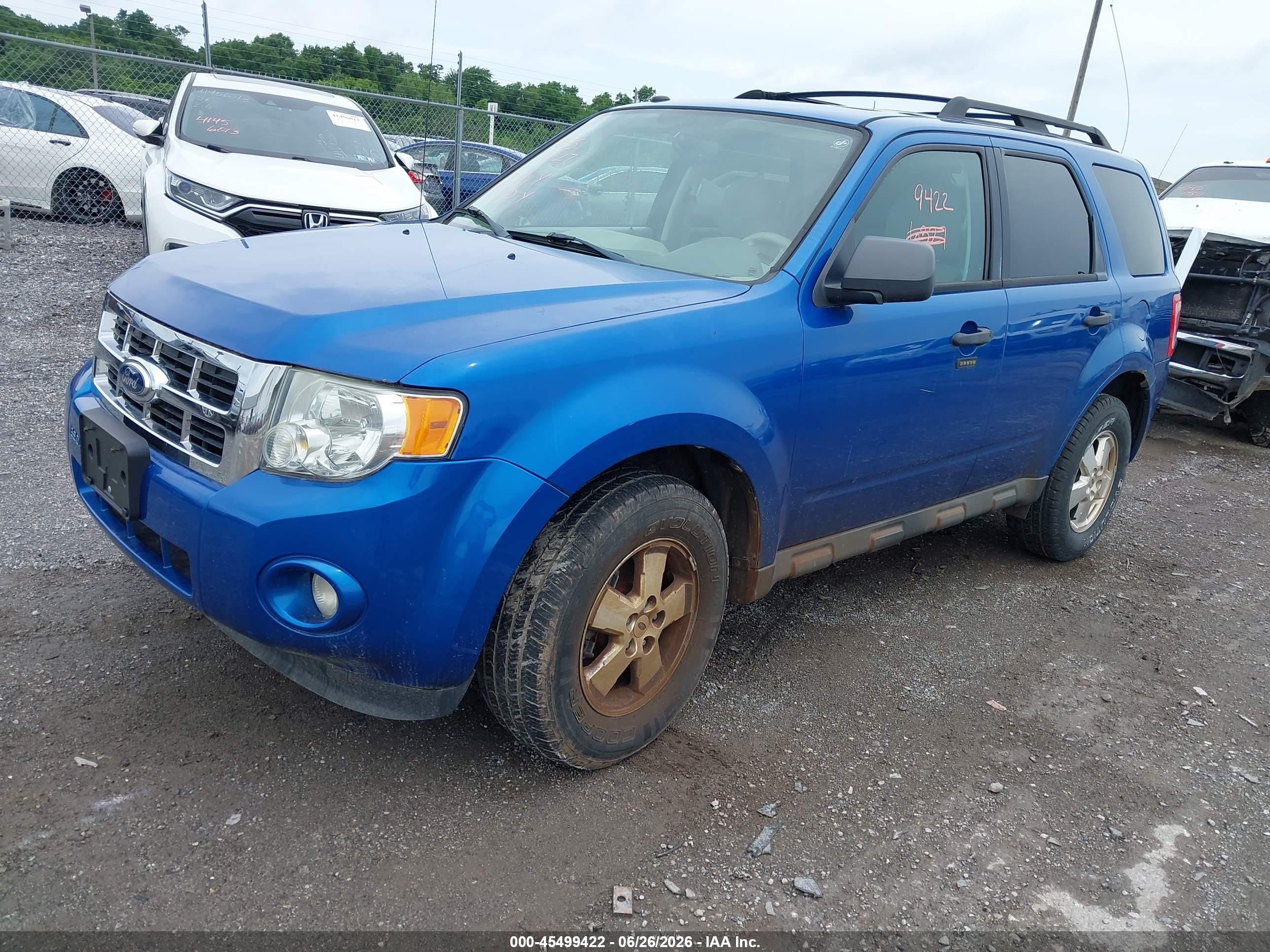 2011 Ford Escape Xlt Blue vin: 1FMCU9D70BKB18260