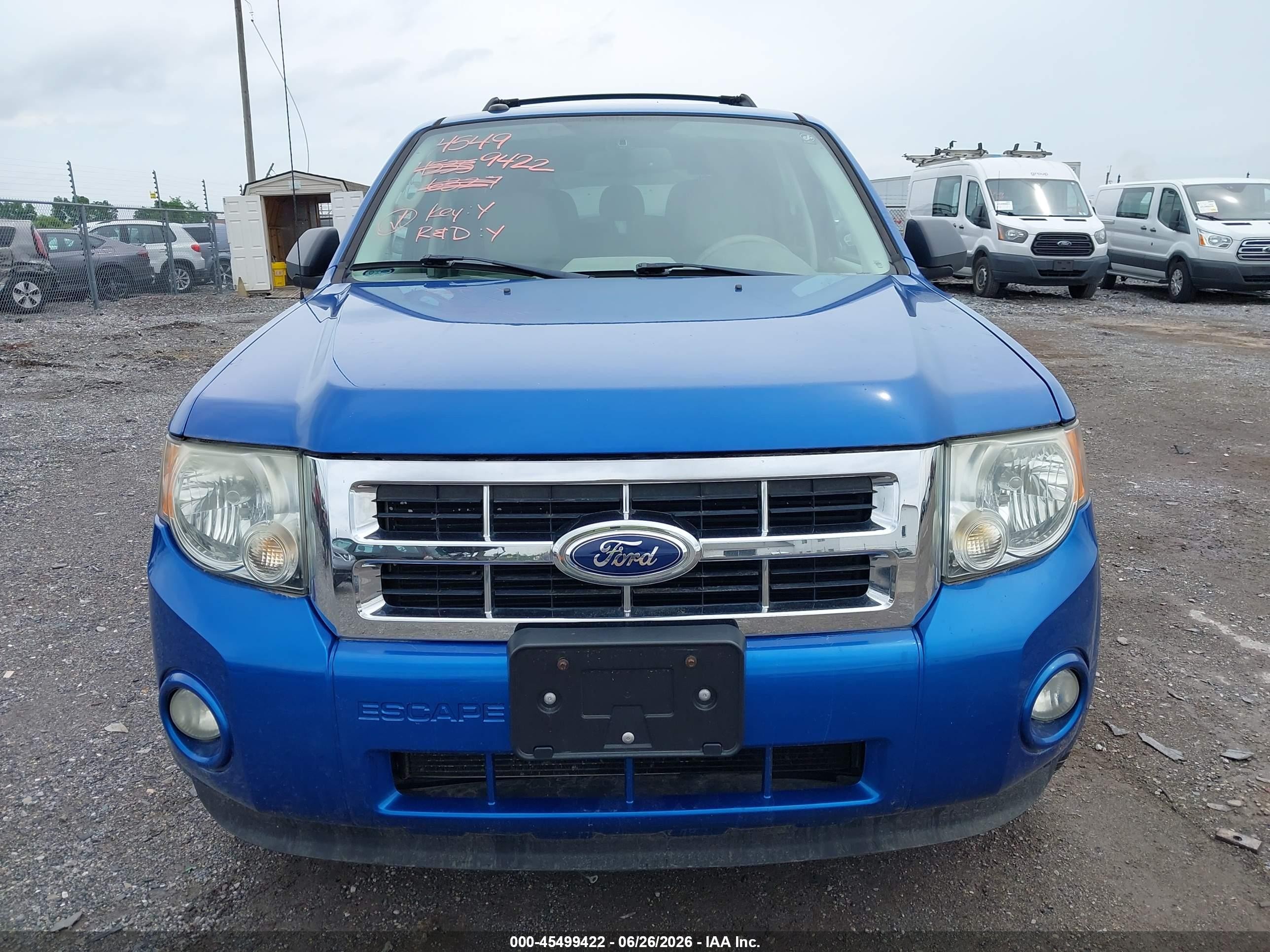 2011 Ford Escape Xlt Blue vin: 1FMCU9D70BKB18260
