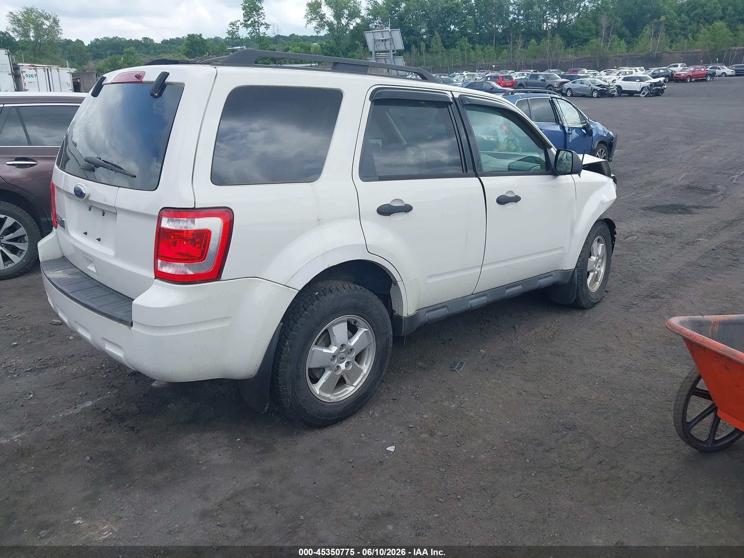 2011 Ford Escape Xlt Белый vin: 1FMCU9D70BKB58385