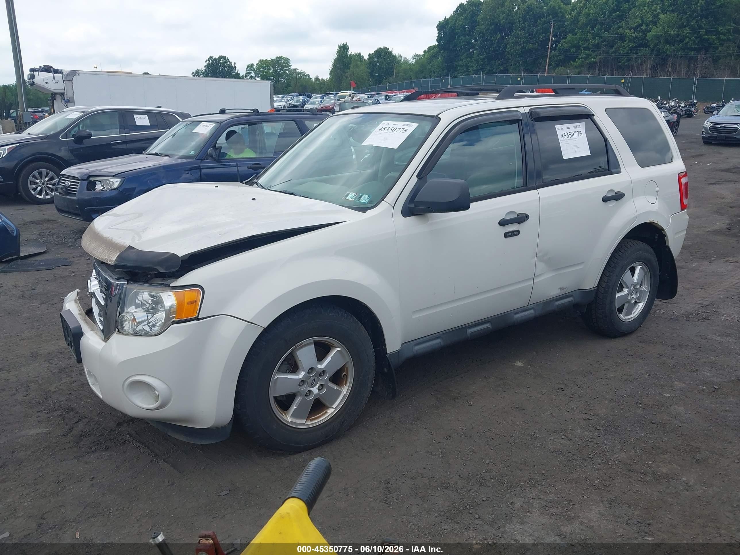 2011 Ford Escape Xlt Белый vin: 1FMCU9D70BKB58385