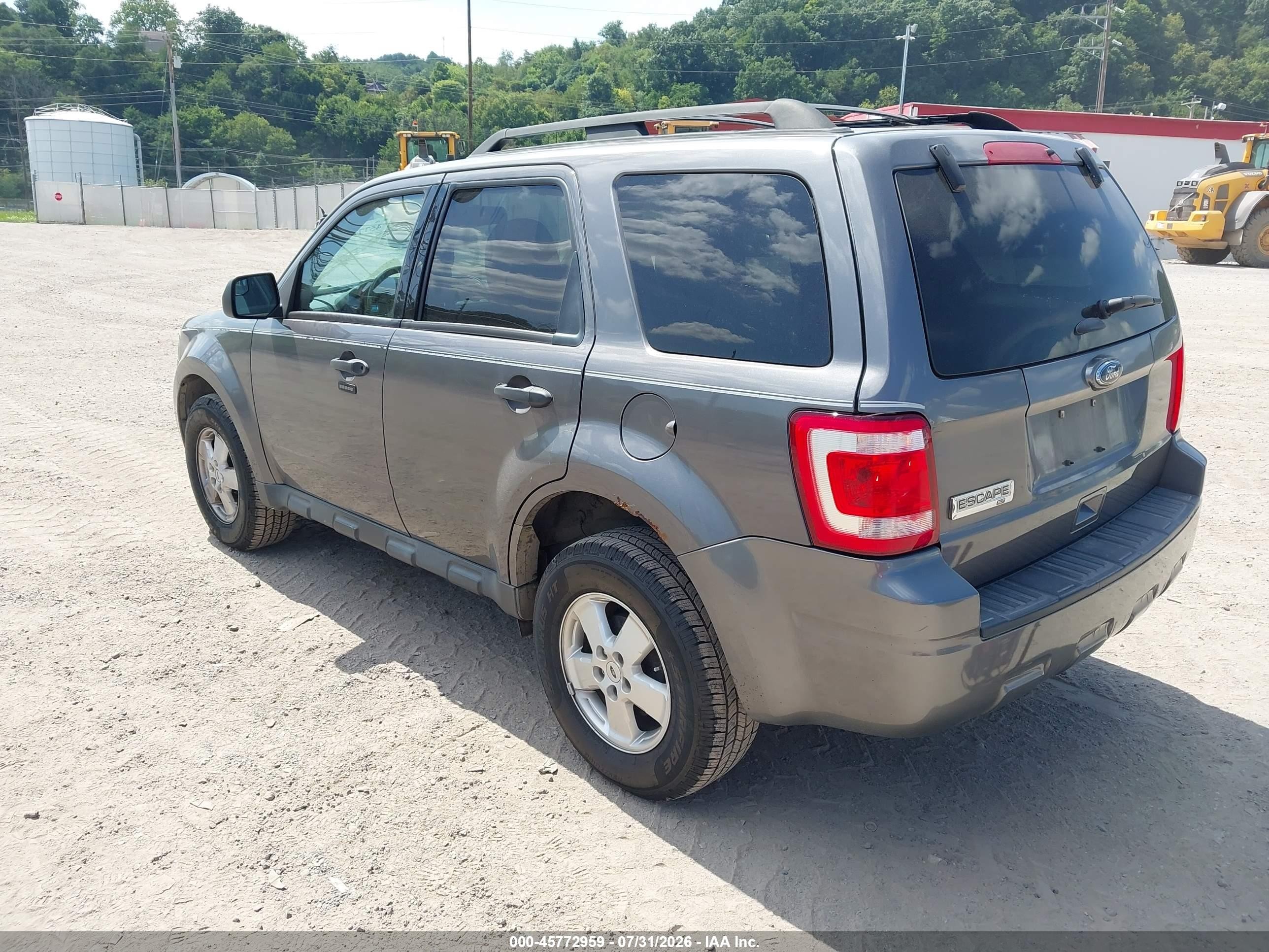 2012 Ford Escape Xlt Silver vin: 1FMCU9D70CKA42153