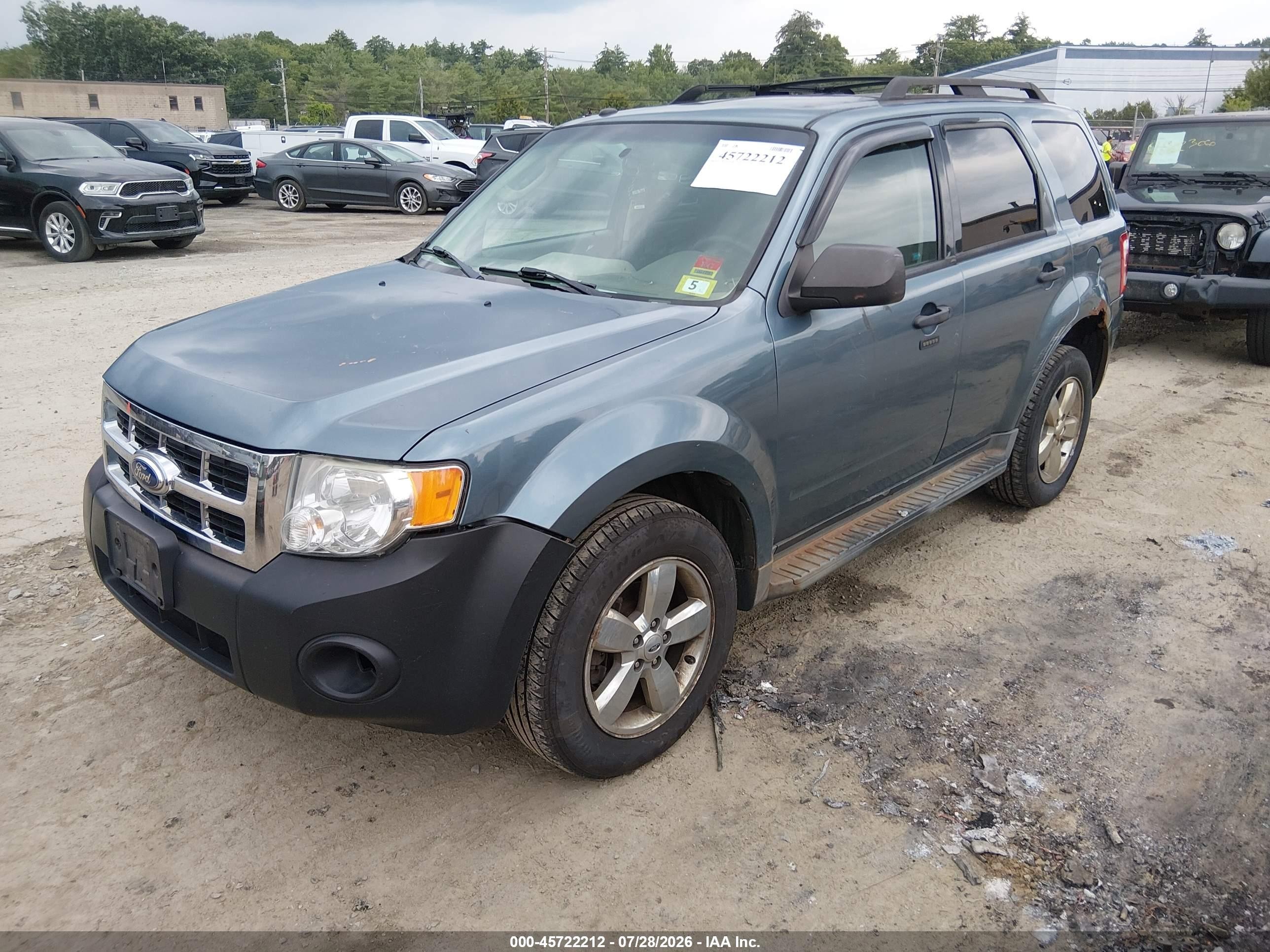 2012 Ford Escape Xlt Blue vin: 1FMCU9D70CKA69983