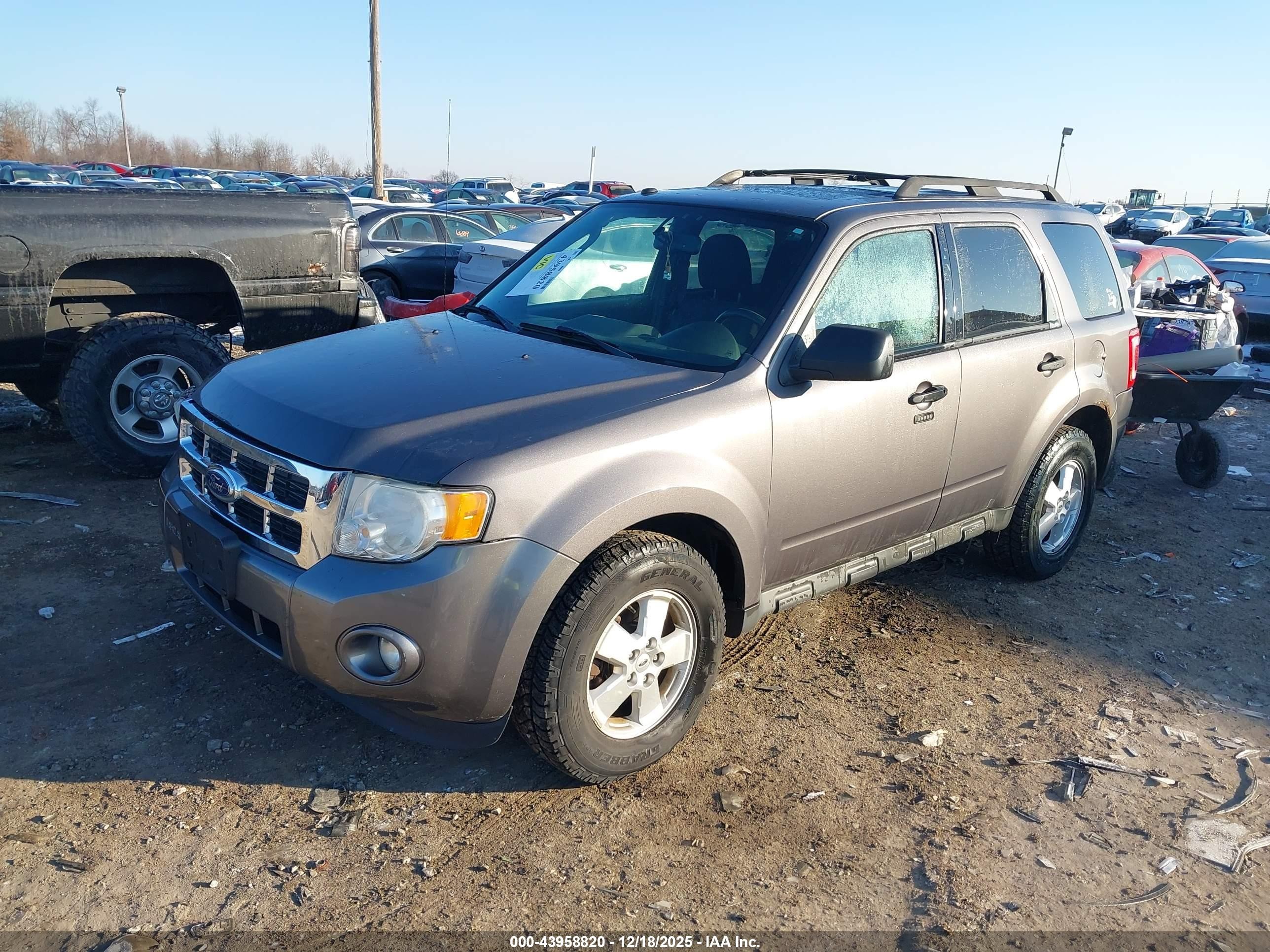 2012 Ford Escape Xlt Gray vin: 1FMCU9D70CKB38087