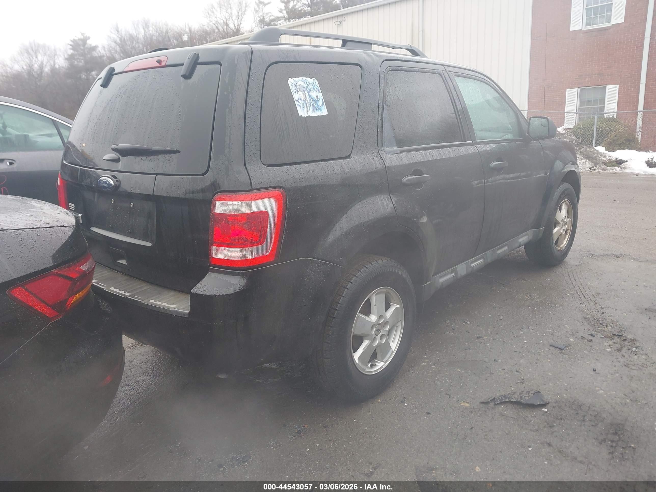 2012 Ford Escape Xlt Black vin: 1FMCU9D70CKB47081