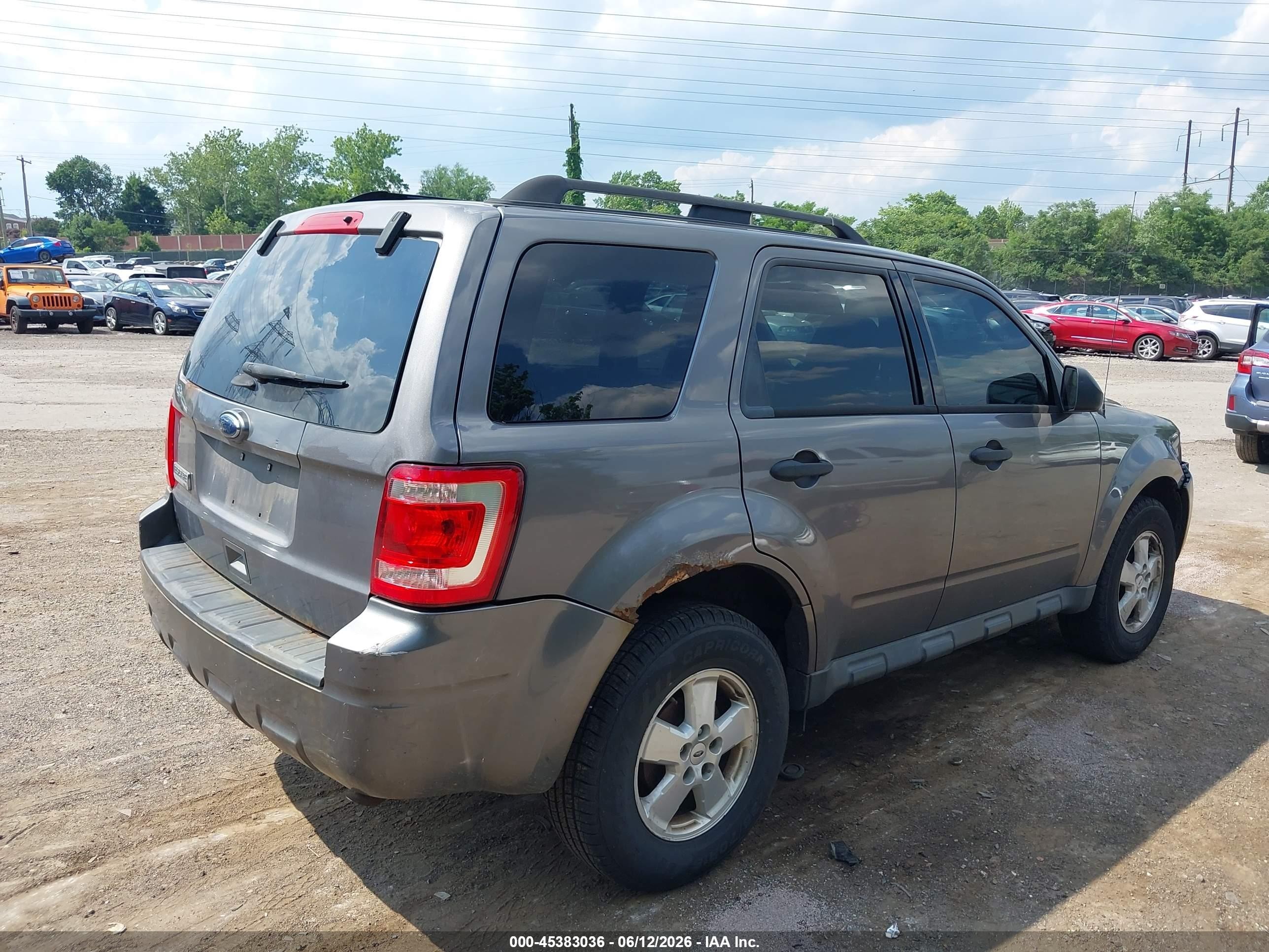 2012 Ford Escape Xlt Gray vin: 1FMCU9D70CKB81571