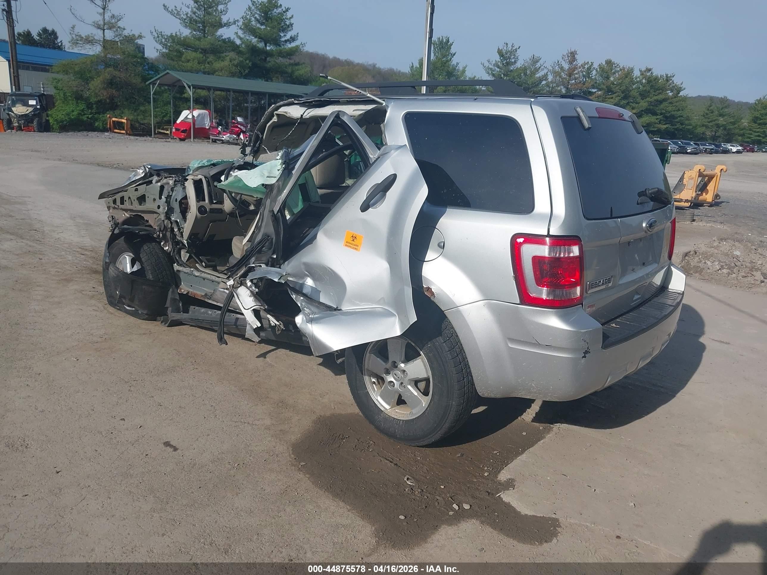 2012 Ford Escape Xlt Silver vin: 1FMCU9D70CKB94112
