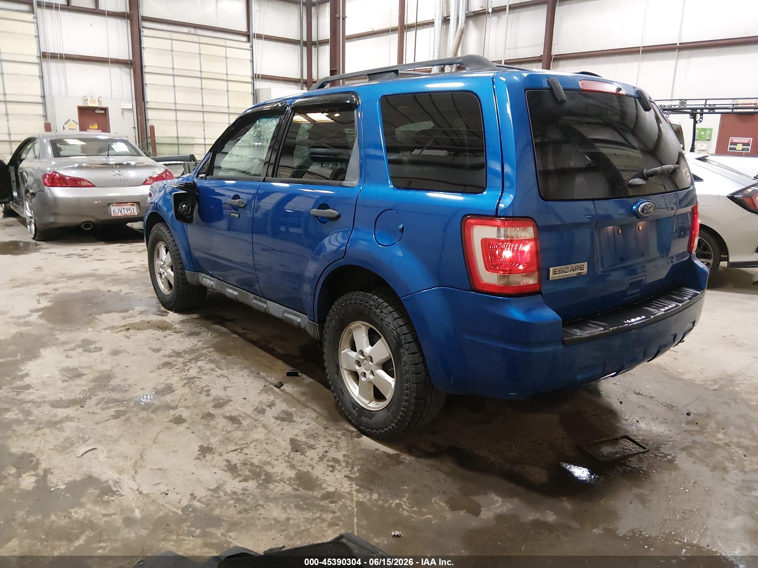 2012 Ford Escape Xlt Blue vin: 1FMCU9D70CKC26072