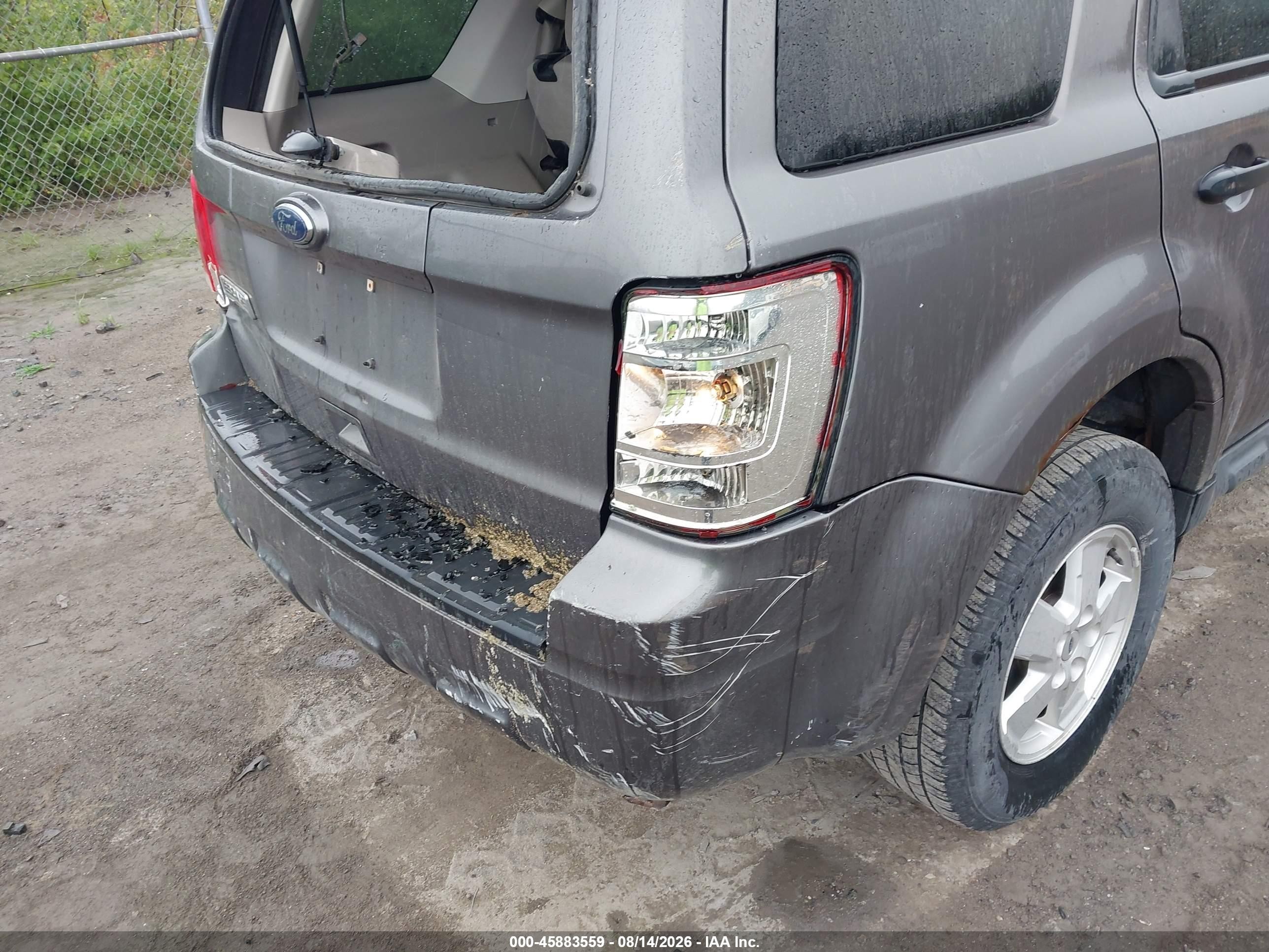 2012 Ford Escape Xlt Gray vin: 1FMCU9D70CKC54860