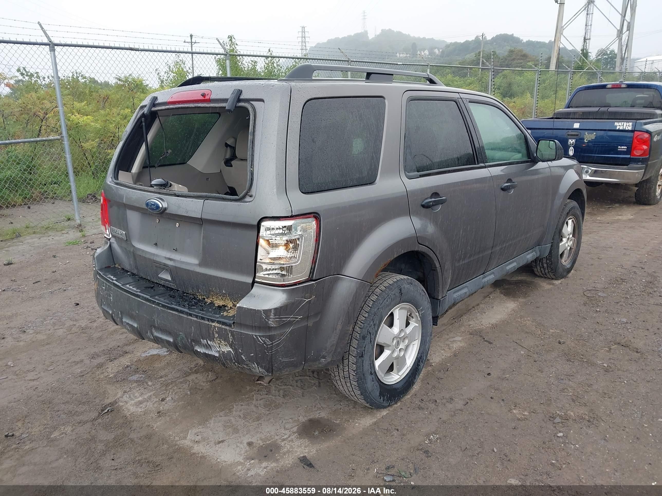 2012 Ford Escape Xlt Gray vin: 1FMCU9D70CKC54860