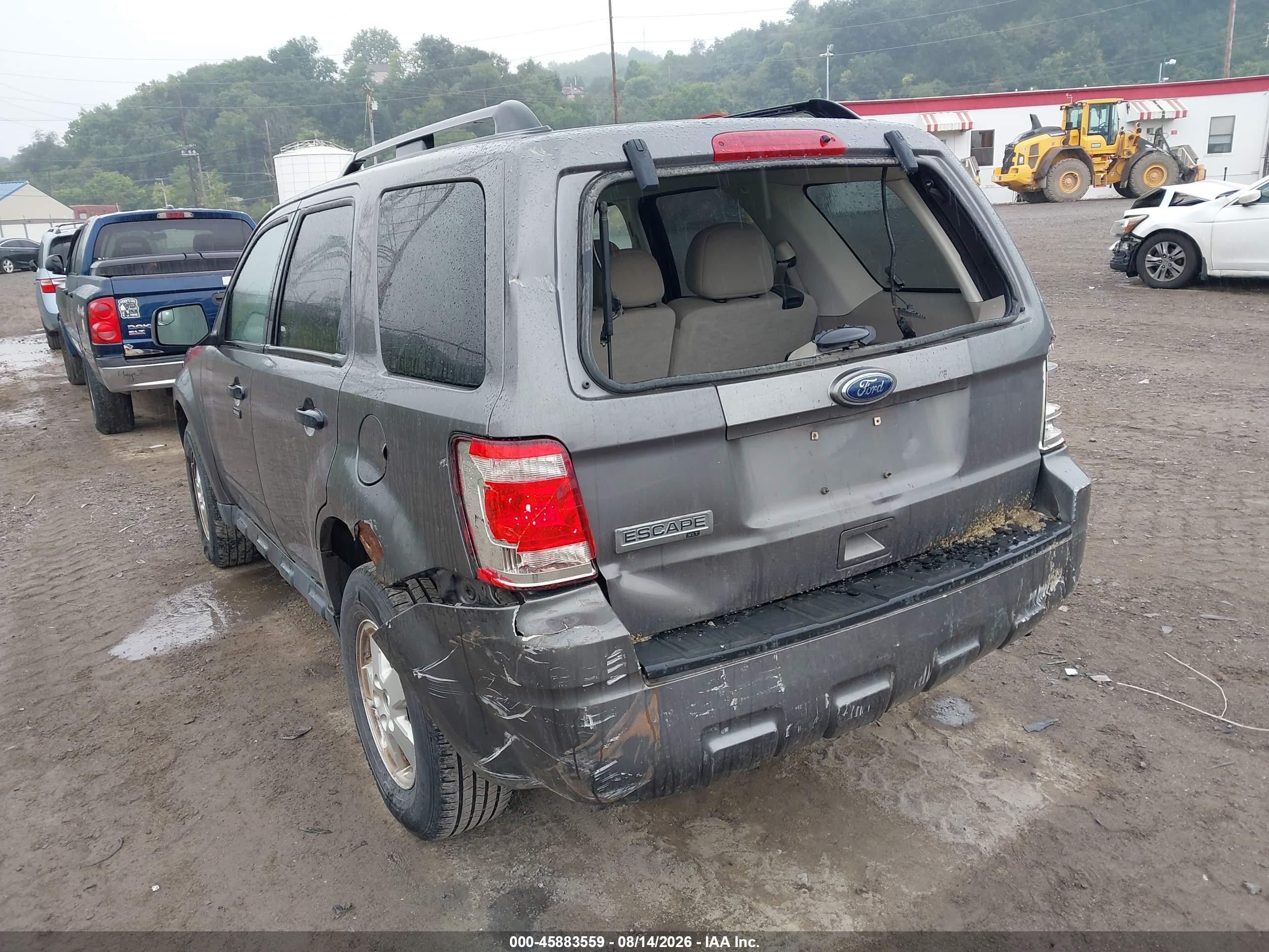 2012 Ford Escape Xlt Gray vin: 1FMCU9D70CKC54860
