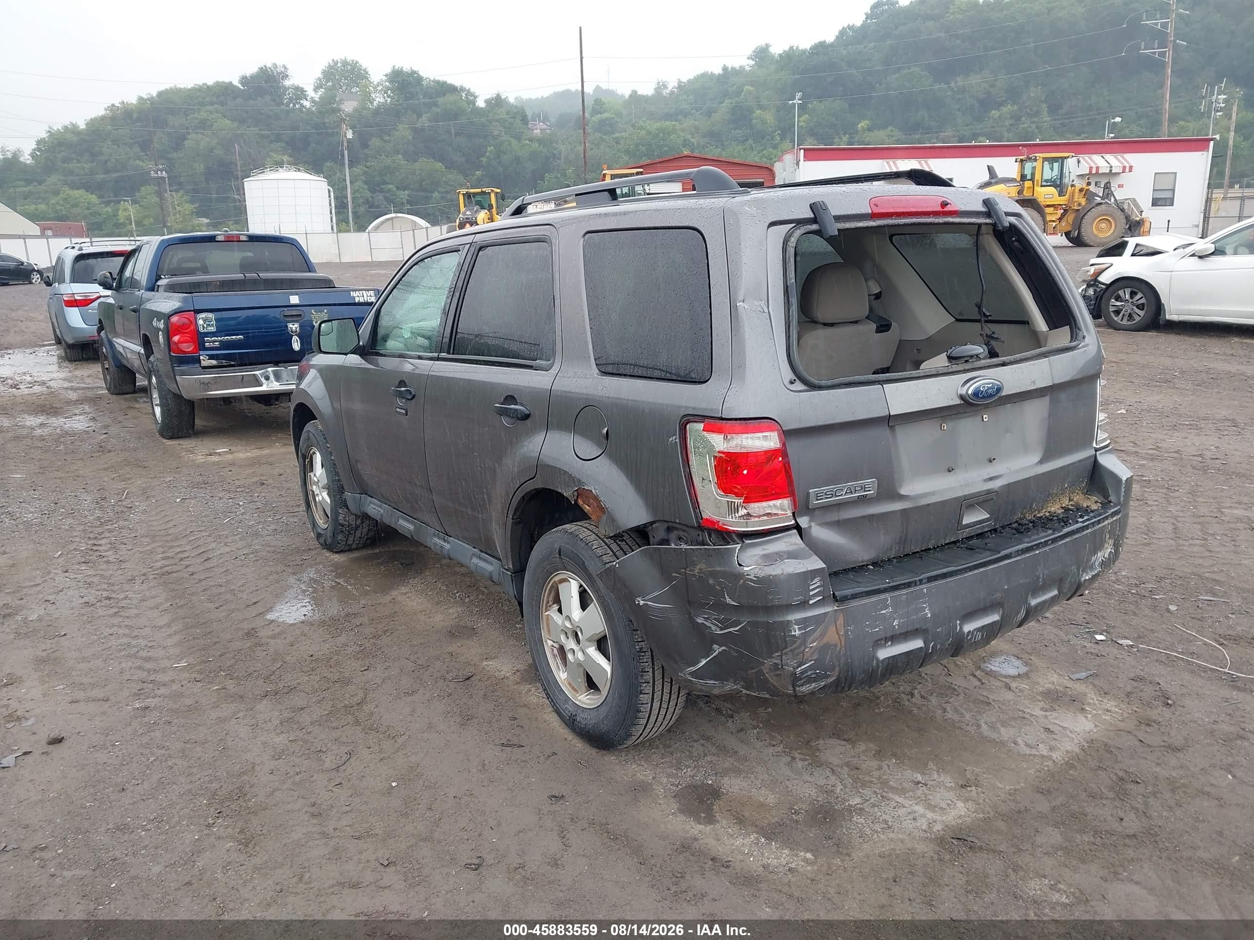 2012 Ford Escape Xlt Gray vin: 1FMCU9D70CKC54860