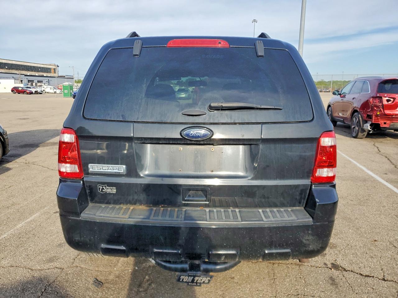2012 Ford Escape Xlt Черный vin: 1FMCU9D70CKC79130