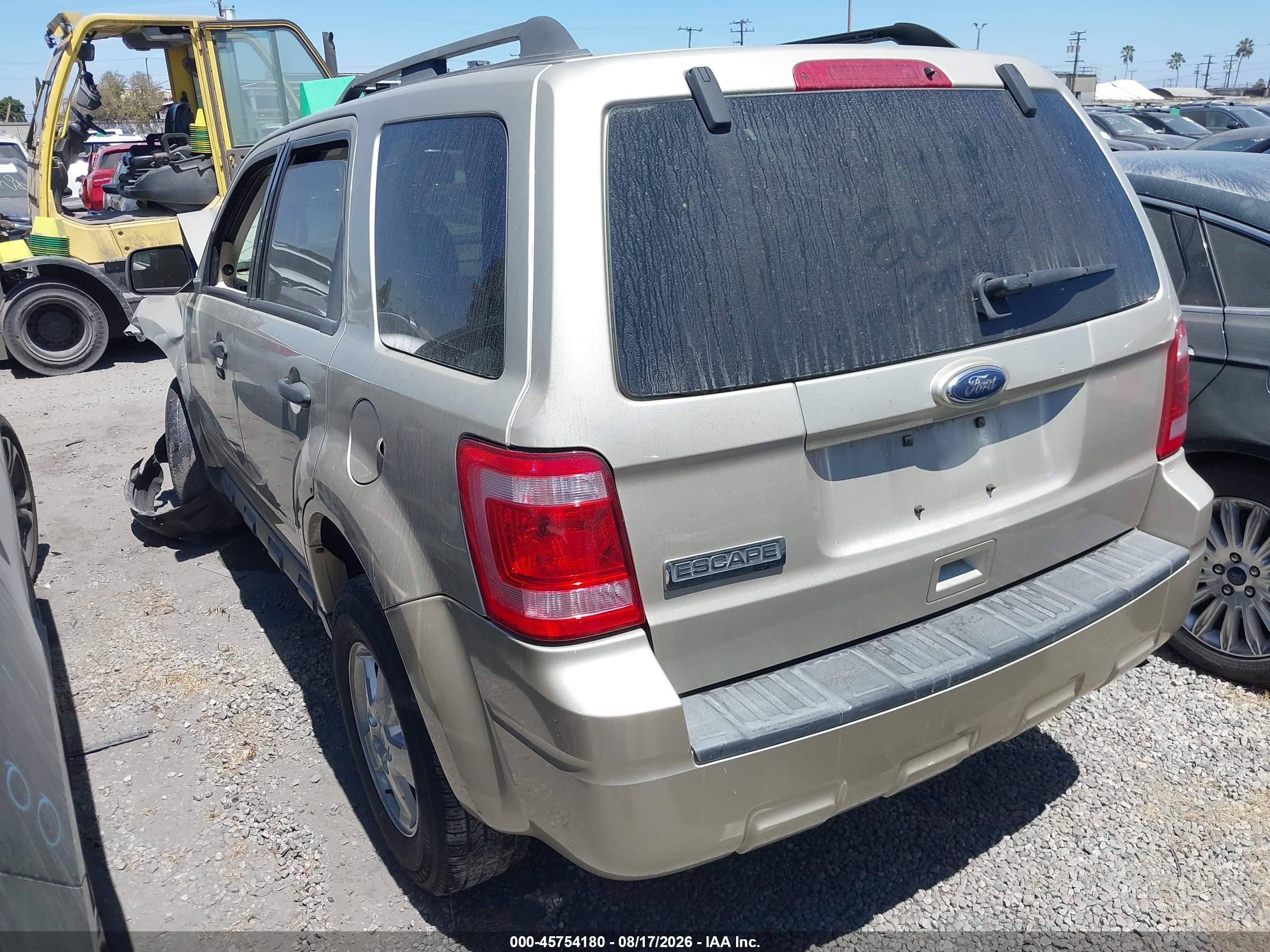 2010 Ford Escape Xlt Champagne vin: 1FMCU9D71AKC72555