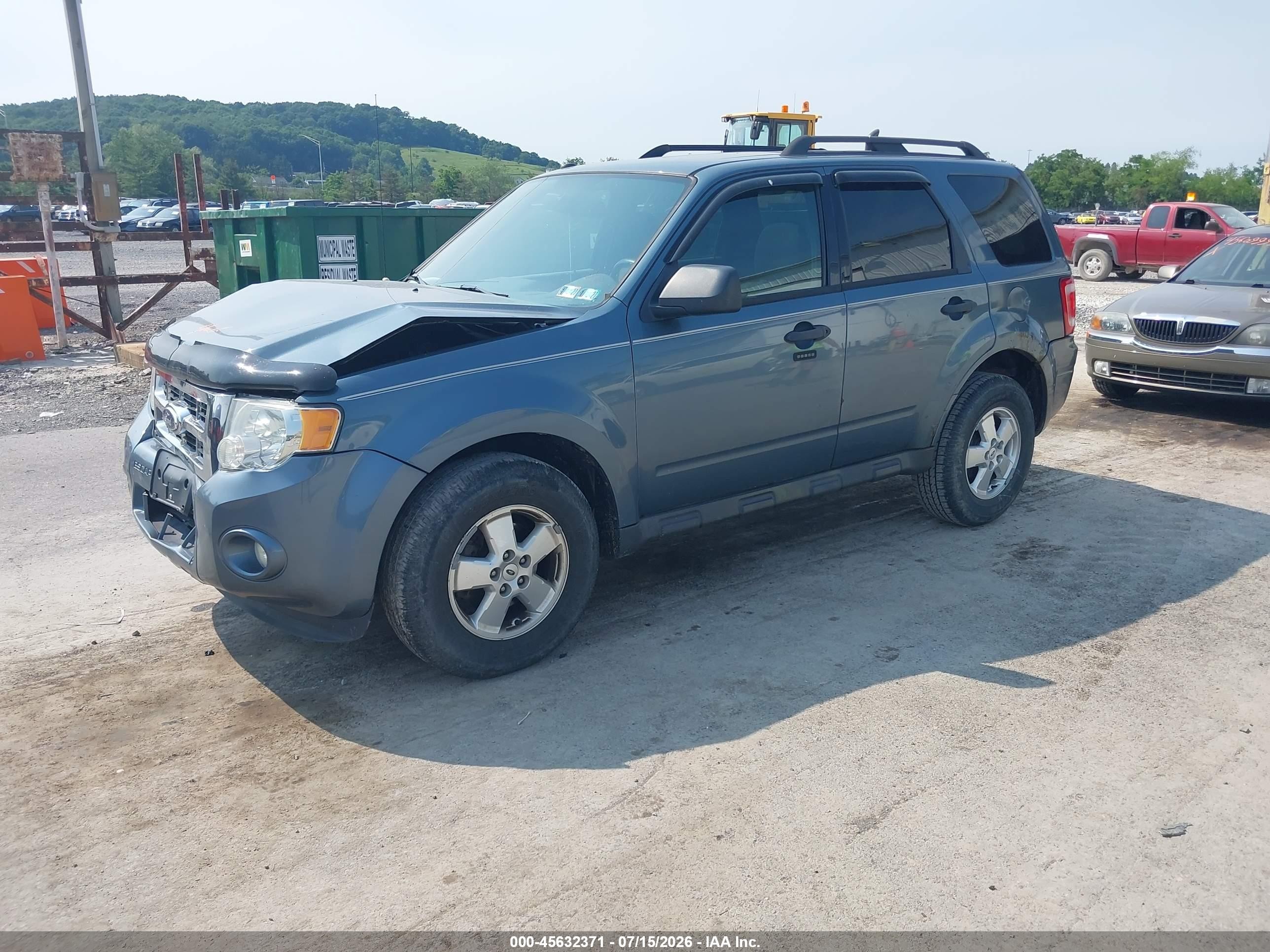 2011 Ford Escape Xlt Blue vin: 1FMCU9D71BKB45015