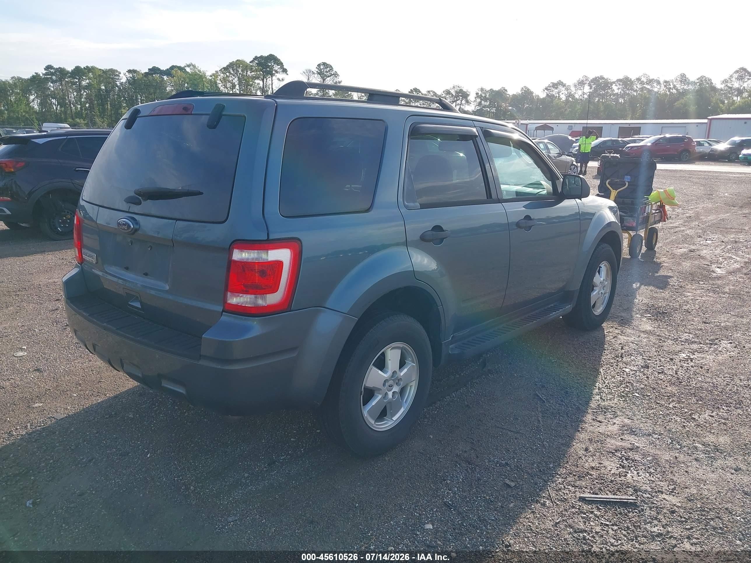 2011 Ford Escape Xlt Blue vin: 1FMCU9D71BKB96918