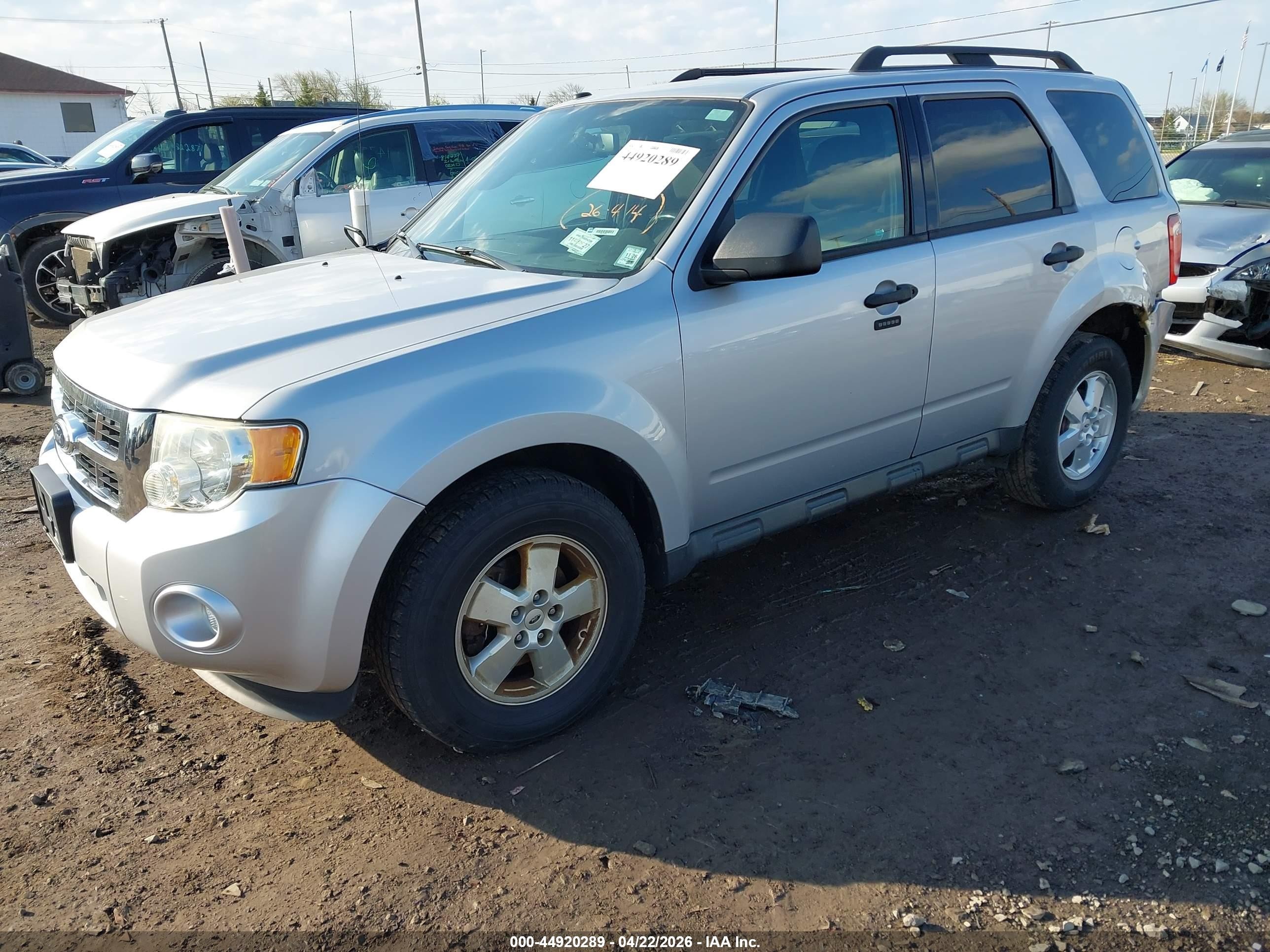 2012 Ford Escape Xlt Silver vin: 1FMCU9D71CKA21022