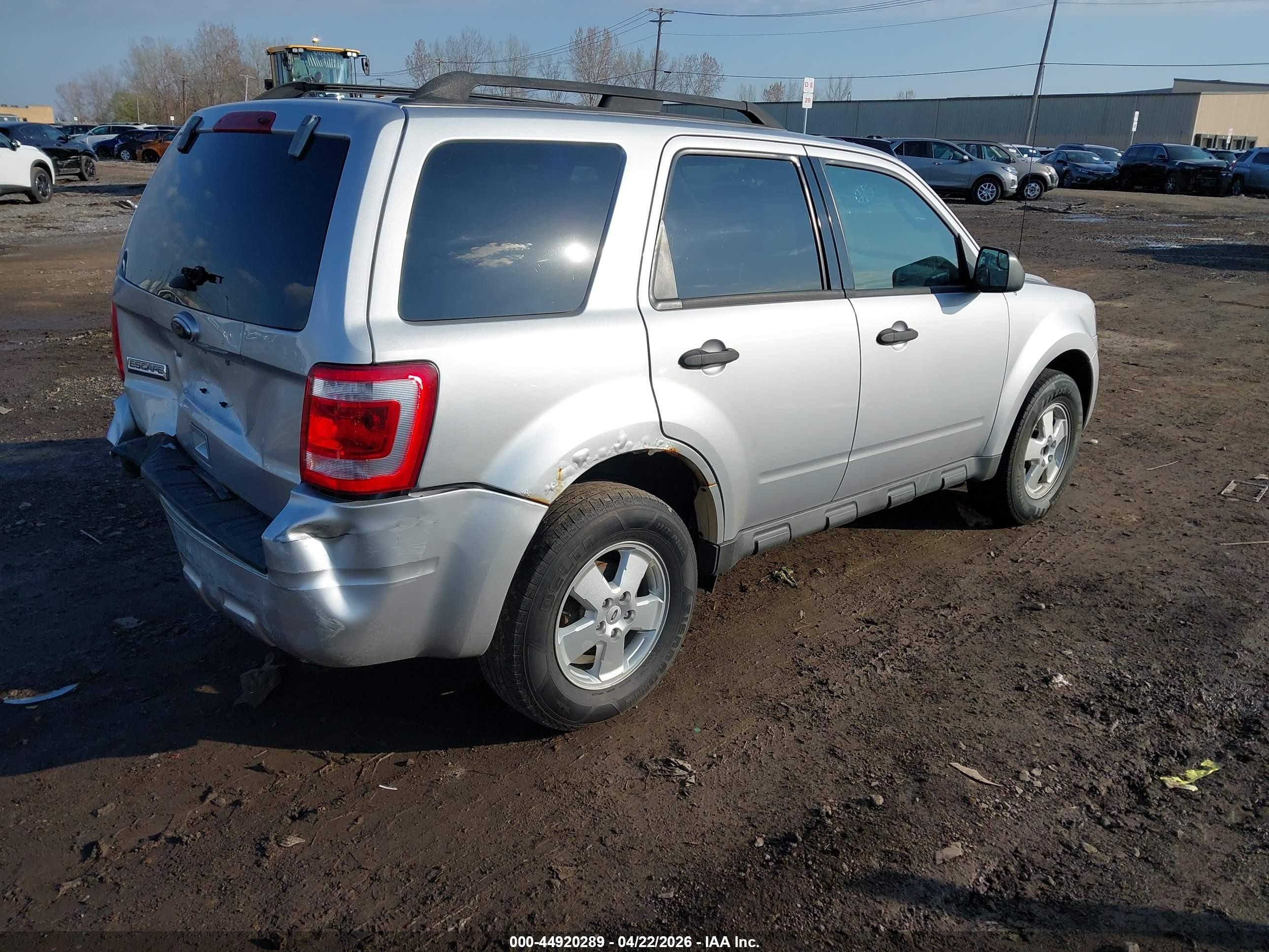 2012 Ford Escape Xlt Silver vin: 1FMCU9D71CKA21022